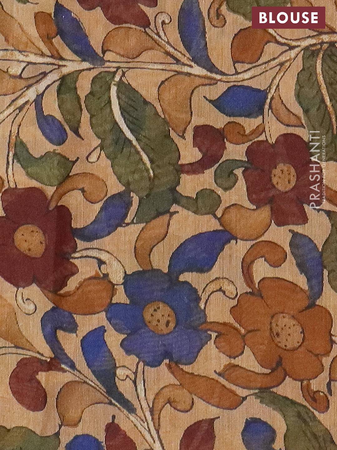 Jambli Semi Linen Batik Butta Saree