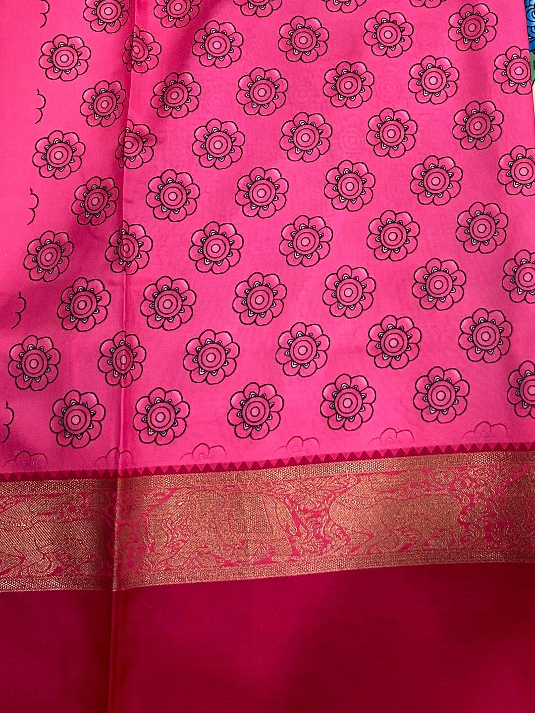 Regal Cream Banarasi Kalamkari Silk Saree