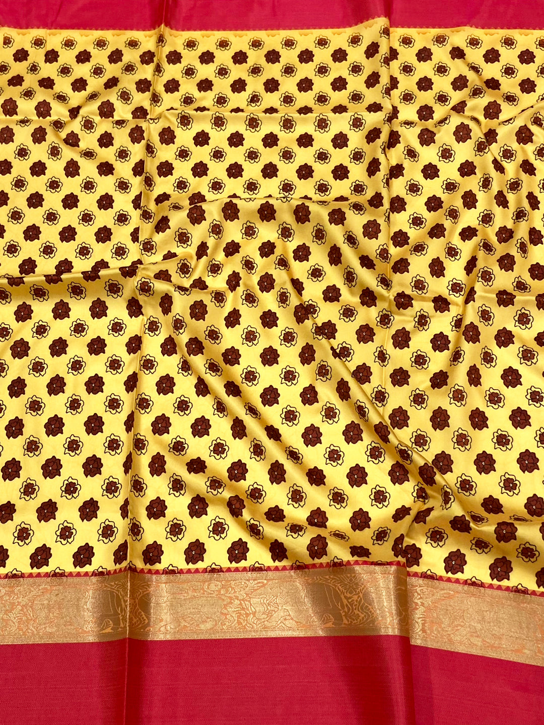 Vibrant Multi Soft Banarasi Kalamkari Silk Saree