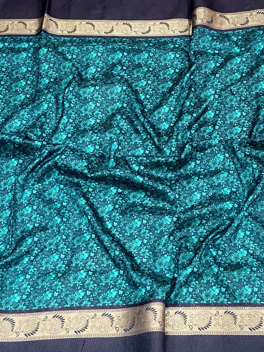 Radiant Light Green Soft Silk Saree