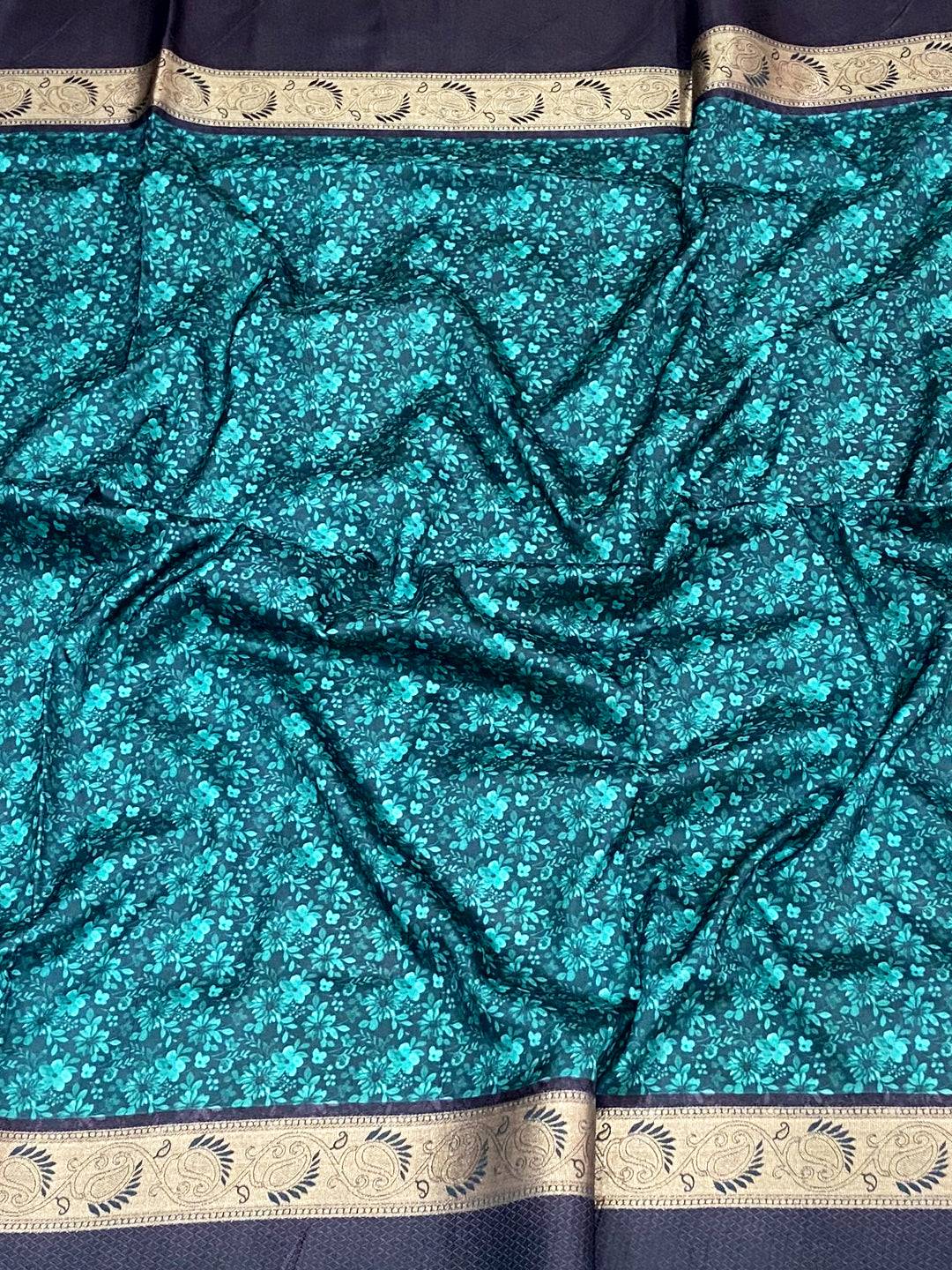 Radiant Light Green Soft Silk Saree