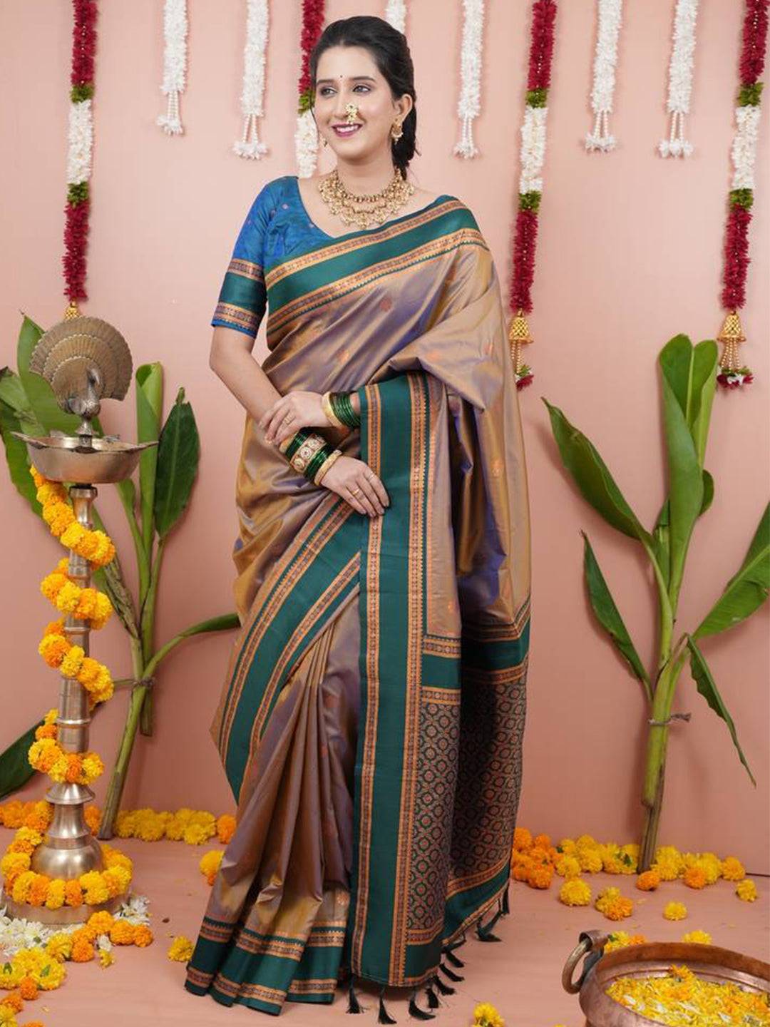 Soft NarayanPaith Paithani Saree