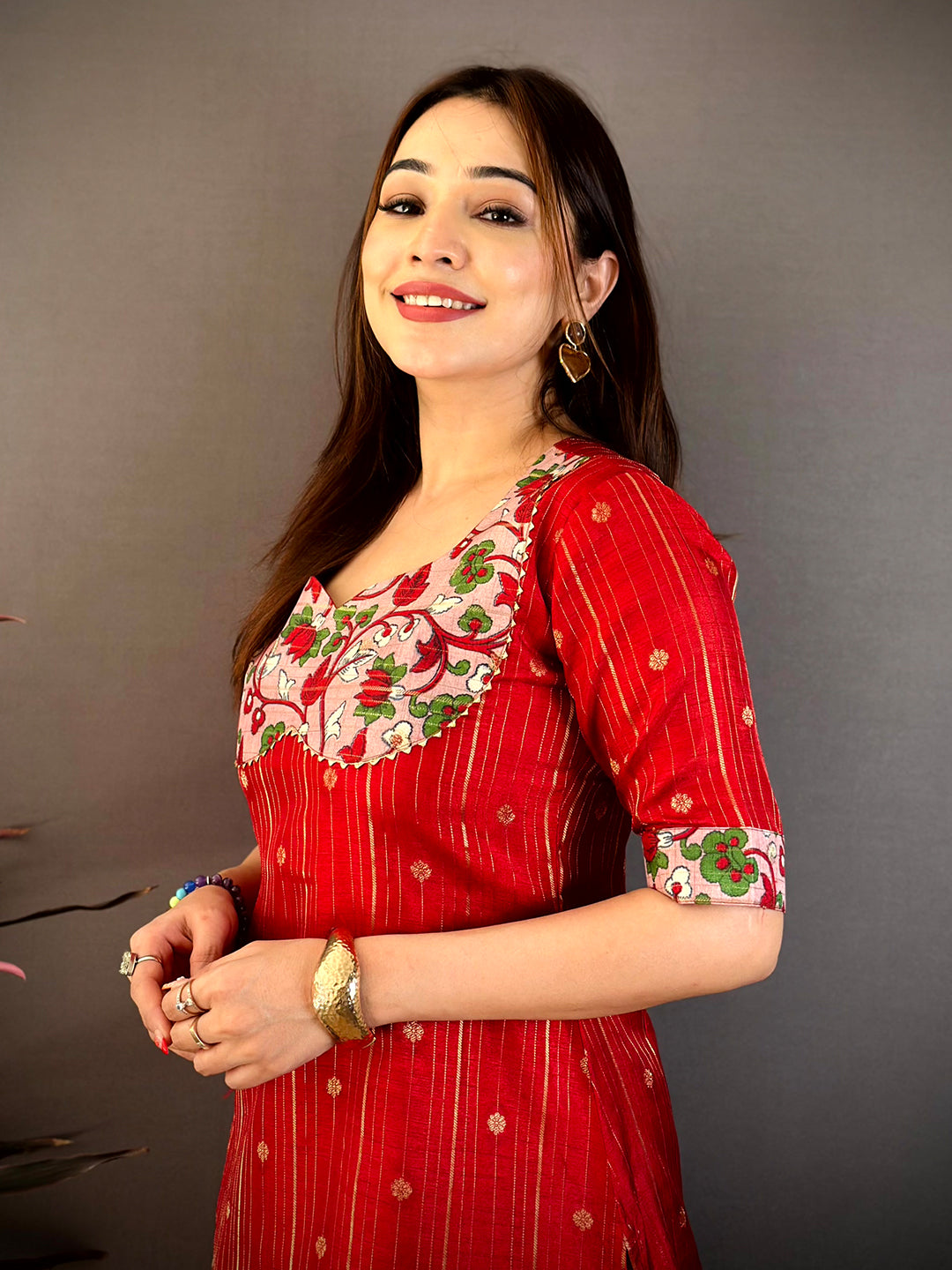 Classic Kota Doriya Paan Neck Kurti