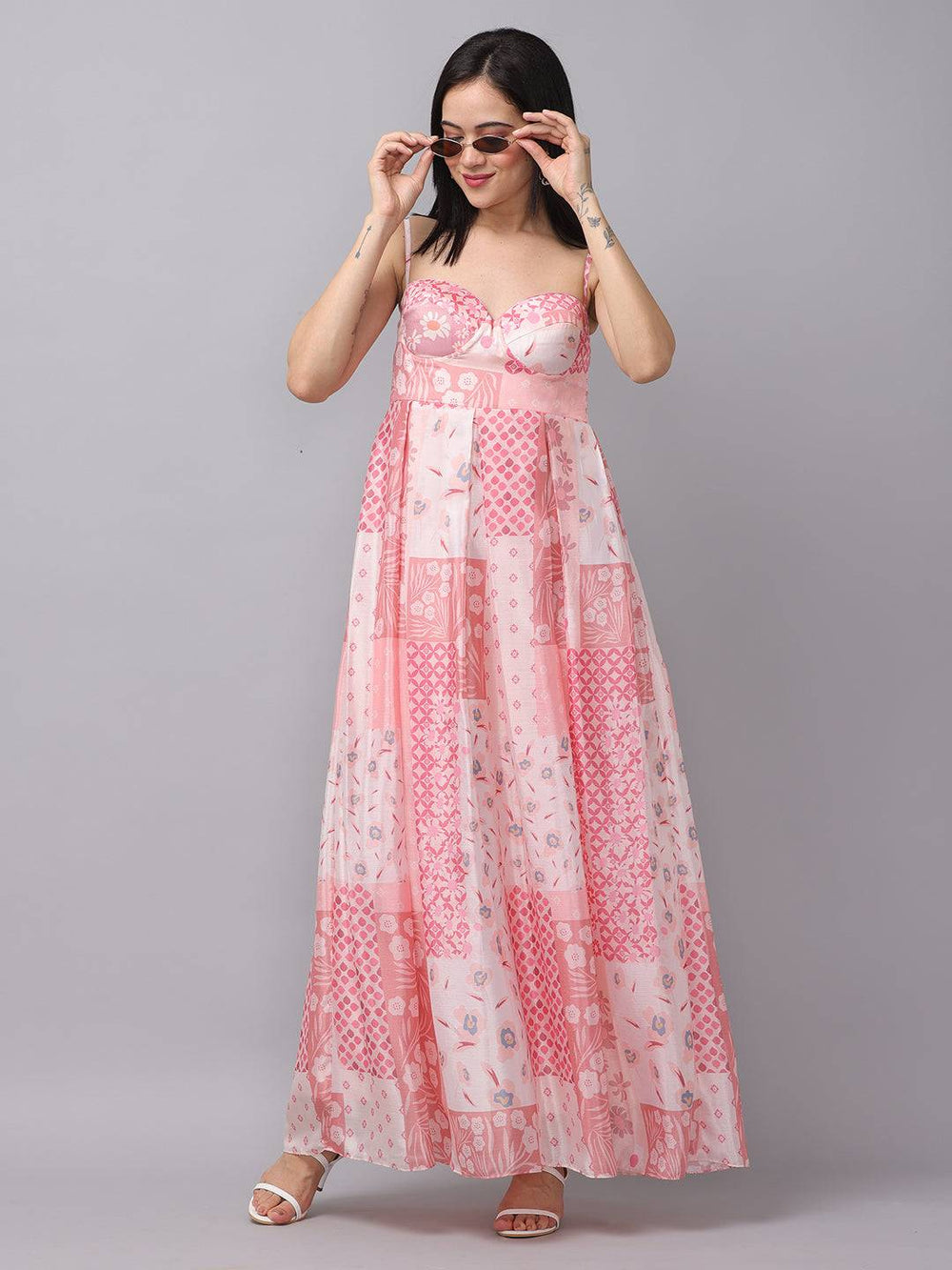 Blush Meadow Corset Dress playful look