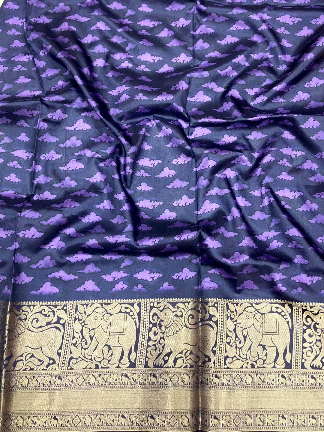 Ethereal Kalamkari Printed Banarasi Saree