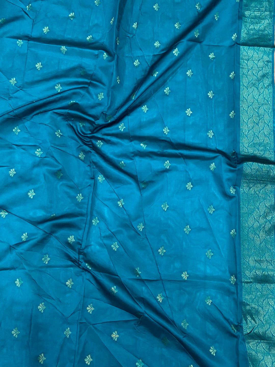 Peach Soft Katan Silk Saree
