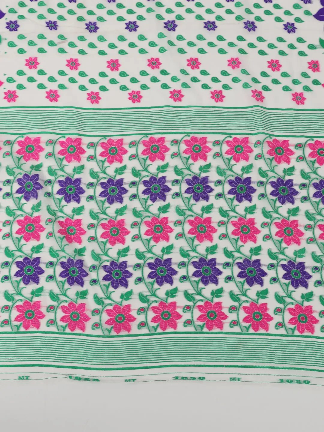 Dhakai Jamdani Light Weight Cotton Silk Saree