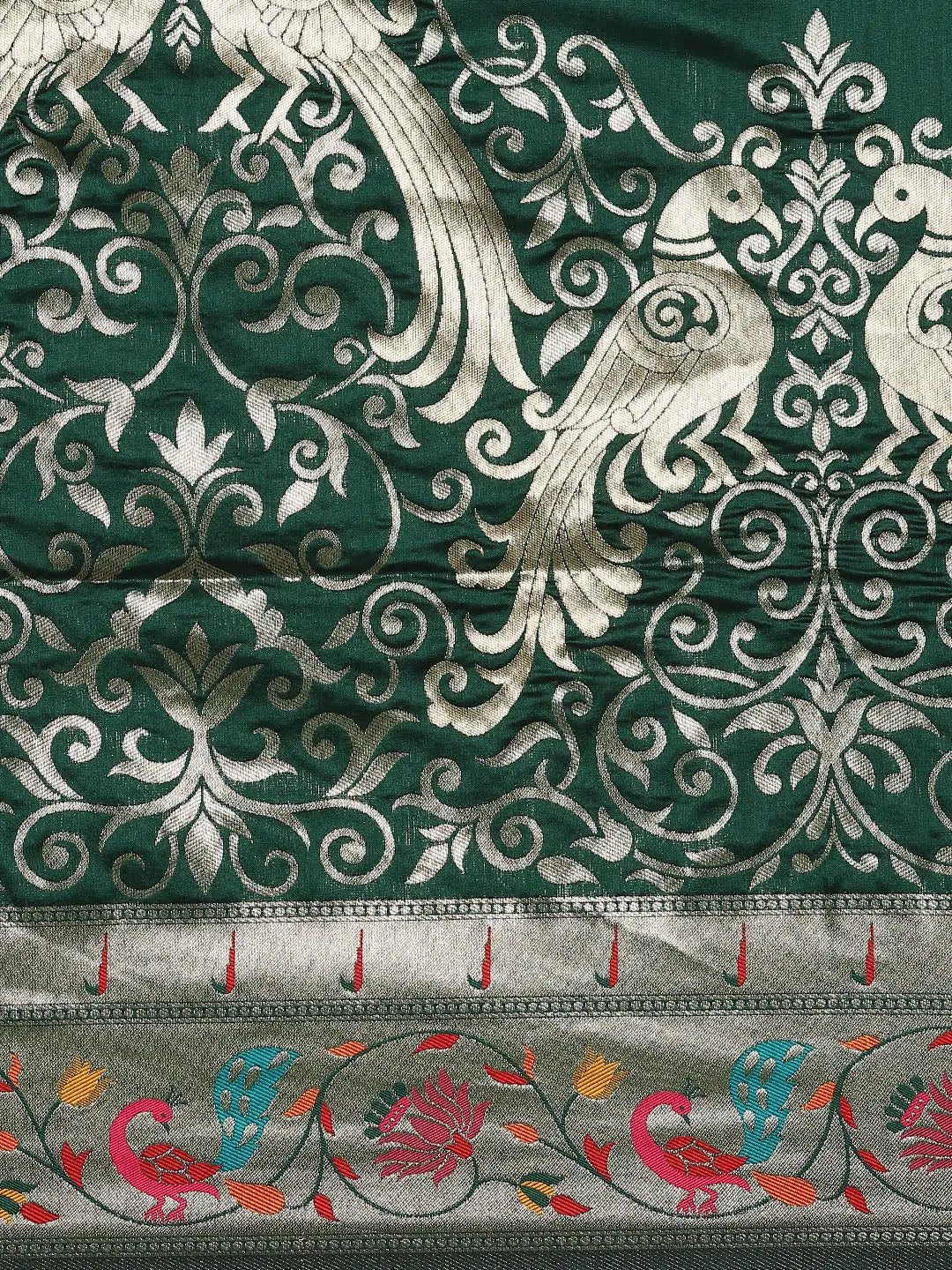 Exquisite Yevla Paithani Minakari Work Silk Saree