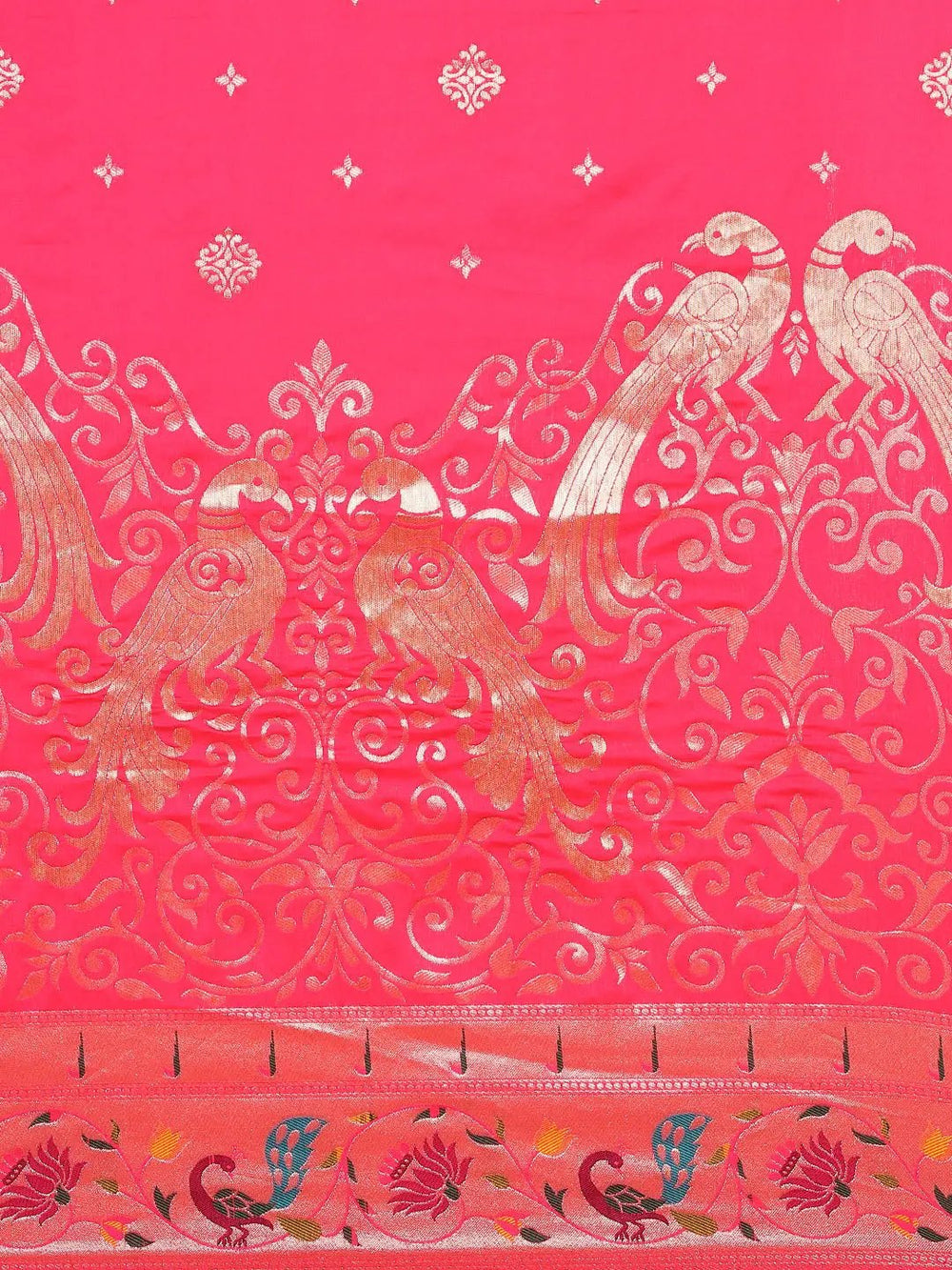 Exquisite Yevla Paithani Minakari Work Silk Saree