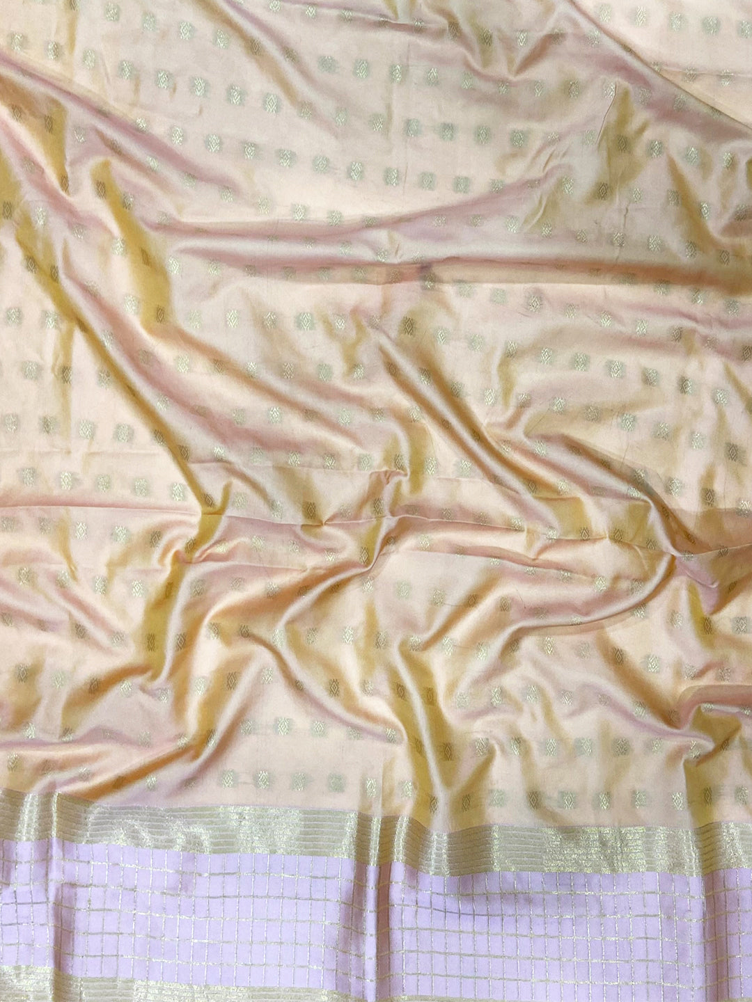 Pista Soft Silk Floral Butta Saree
