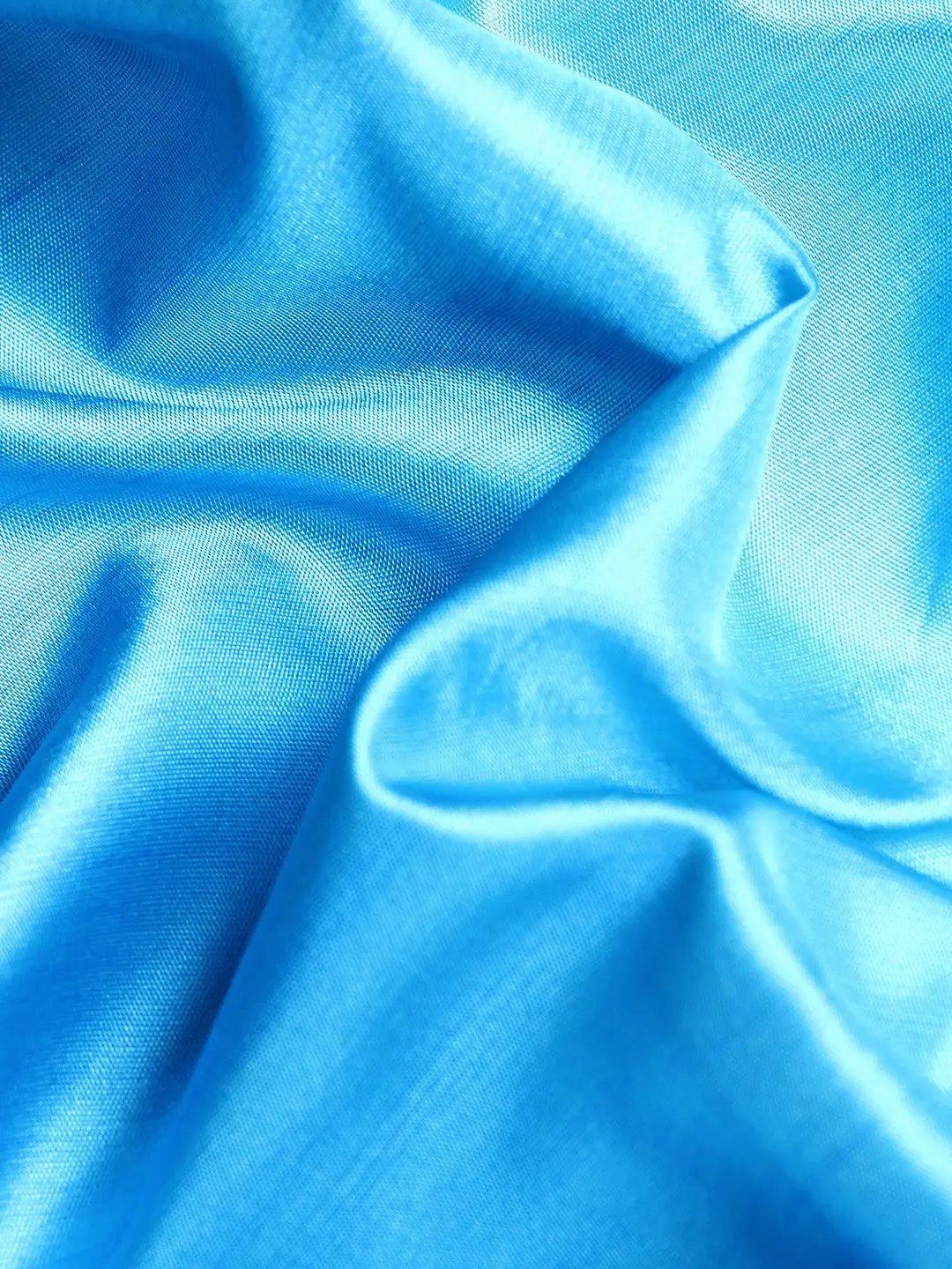 Stylish Sky Blue Colour Kalamkari Silk Saree