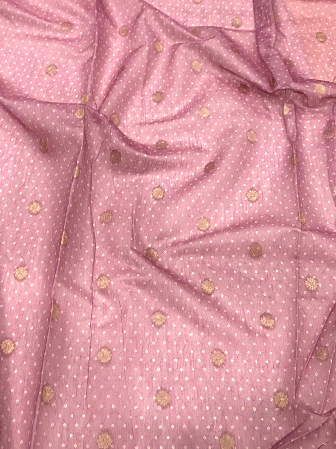 Lavender Digital Block Placement Print Saree