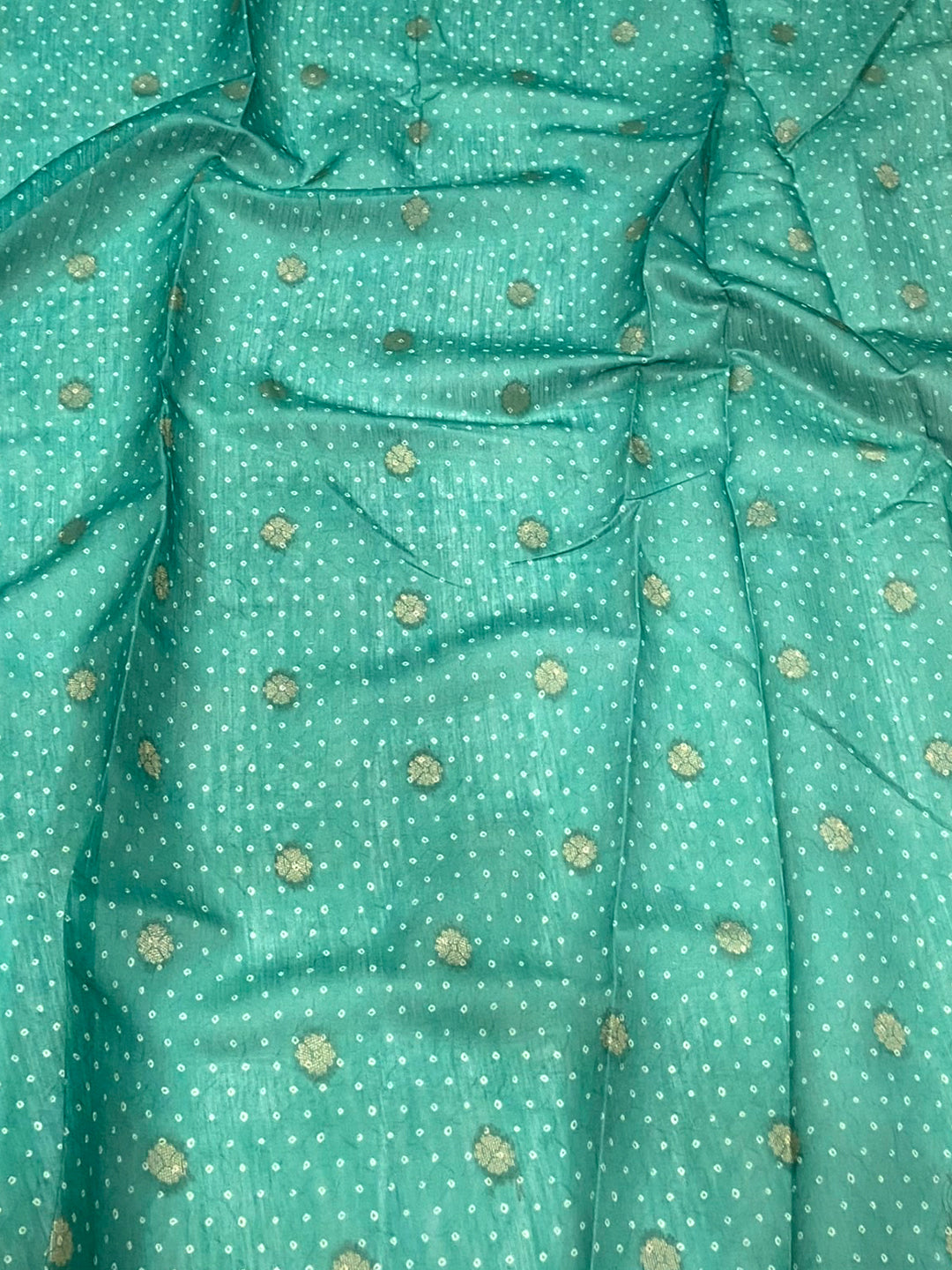 Rama Digital Block Placement Print Saree
