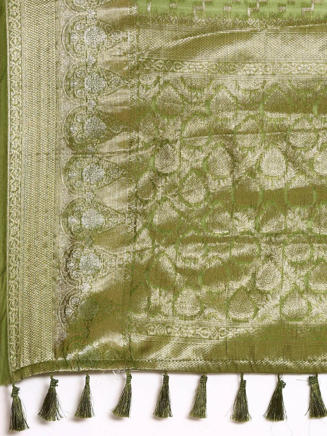 Banarasi Katan Tissue Silk Lehriya Desine Festive Wear Saree