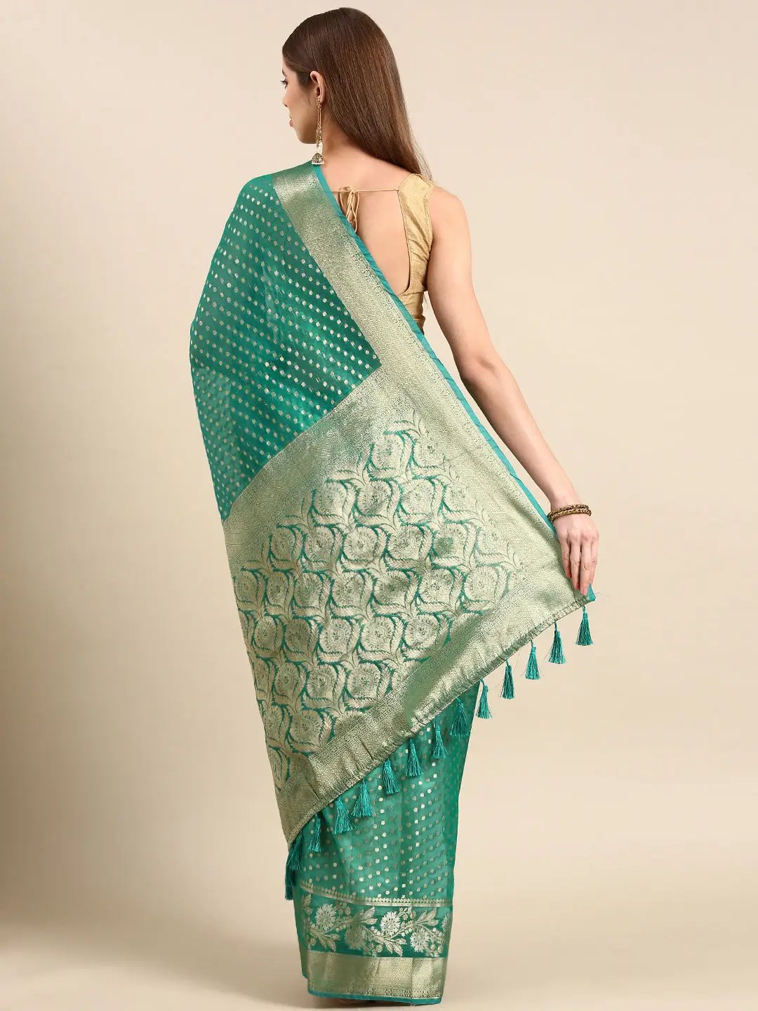 Banarasi Katan Silk Butti Design Saree