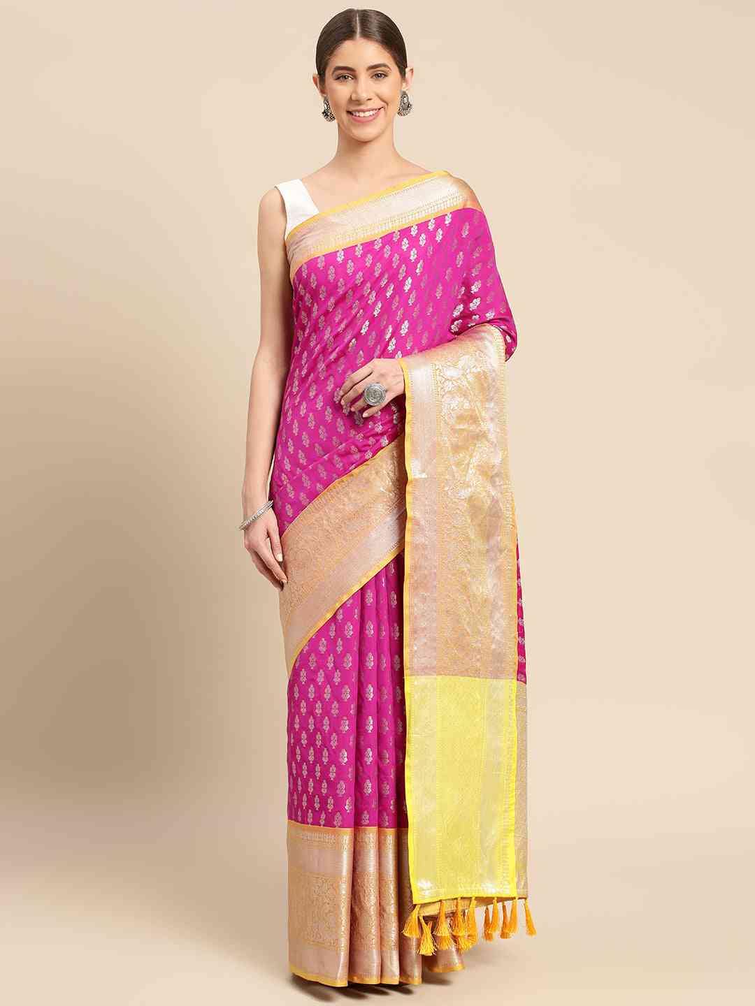 Banarasi Katan Silk Butti Design Saree