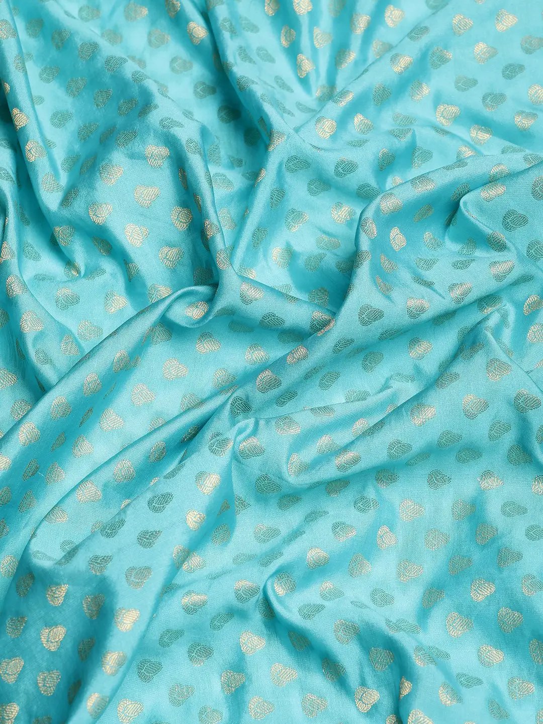 Soft Gadhwal Patti Woven Flower Pichwai Print Banarasi Saree