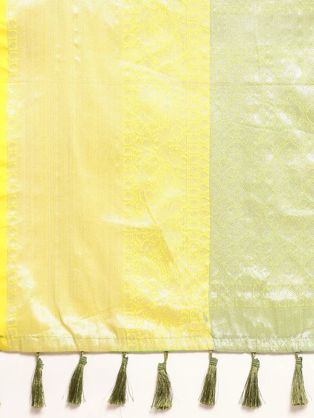 Banarasi Katan Silk Flower Design Saree