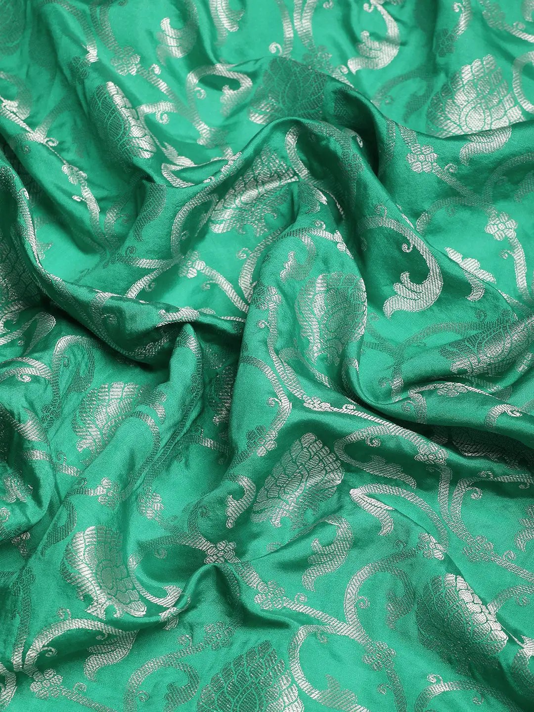 Banarasi Katan Silk Flower Design Saree