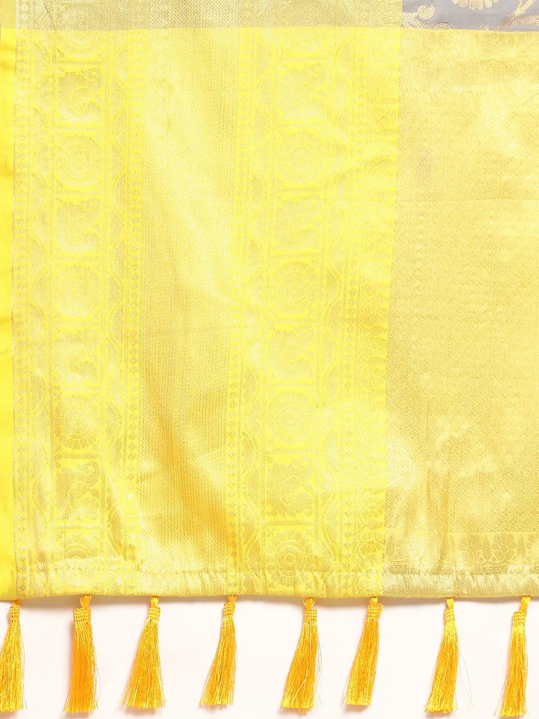 Banarasi Katan Silk Flower Design Saree