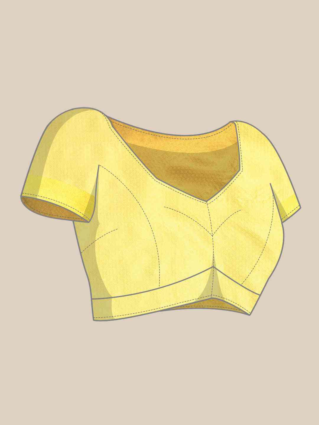 Banarasi Katan Silk Flower Design Saree