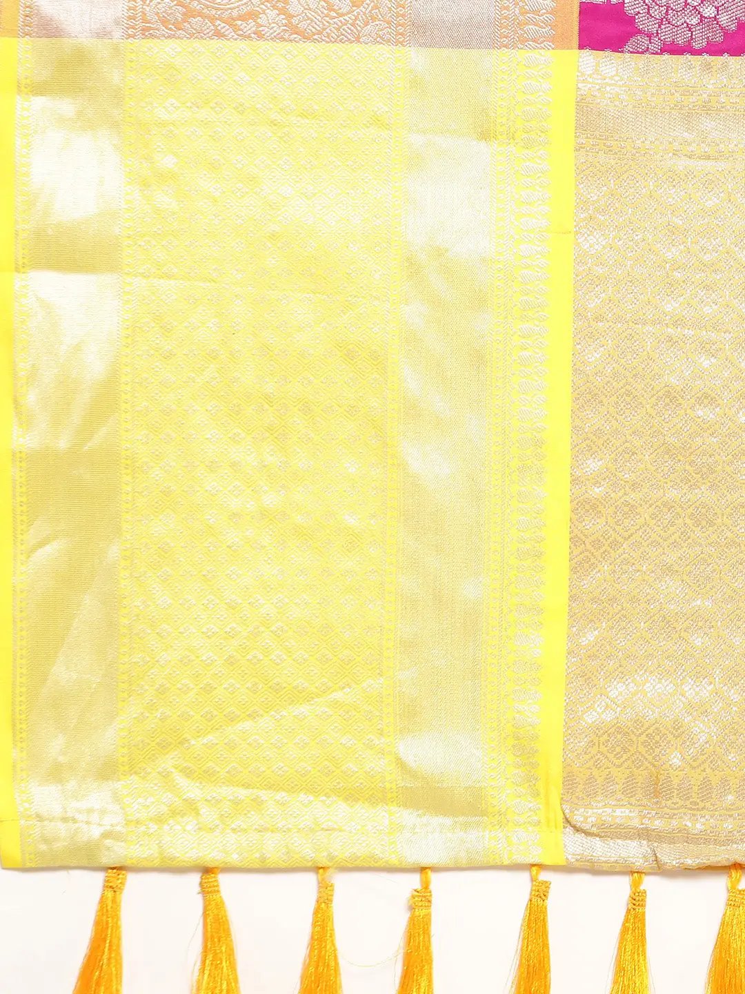 Banarasi Katan Silk Flower Design Saree