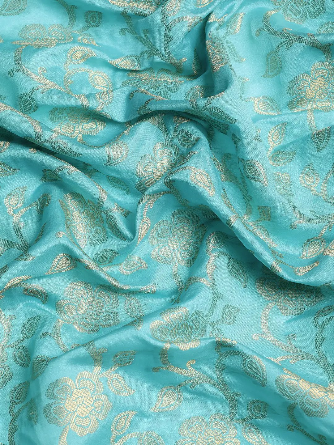 Banarasi Katan Silk Flower Design Saree