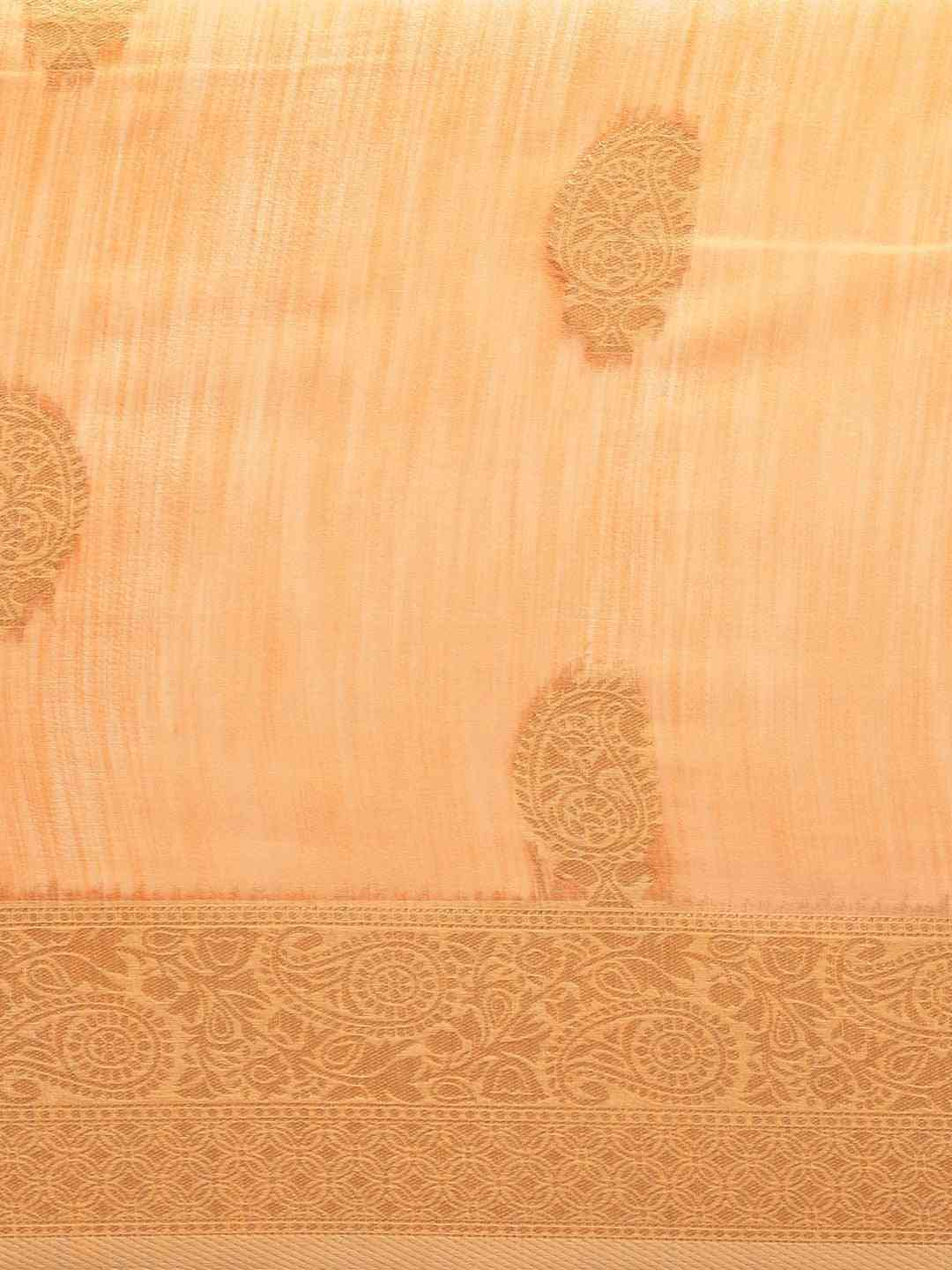 Stylish Bollywood Orange Colour Cotton Saree