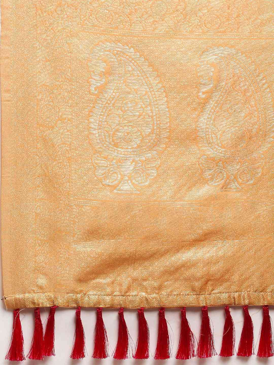 Stylish Bollywood Orange Colour Cotton Saree