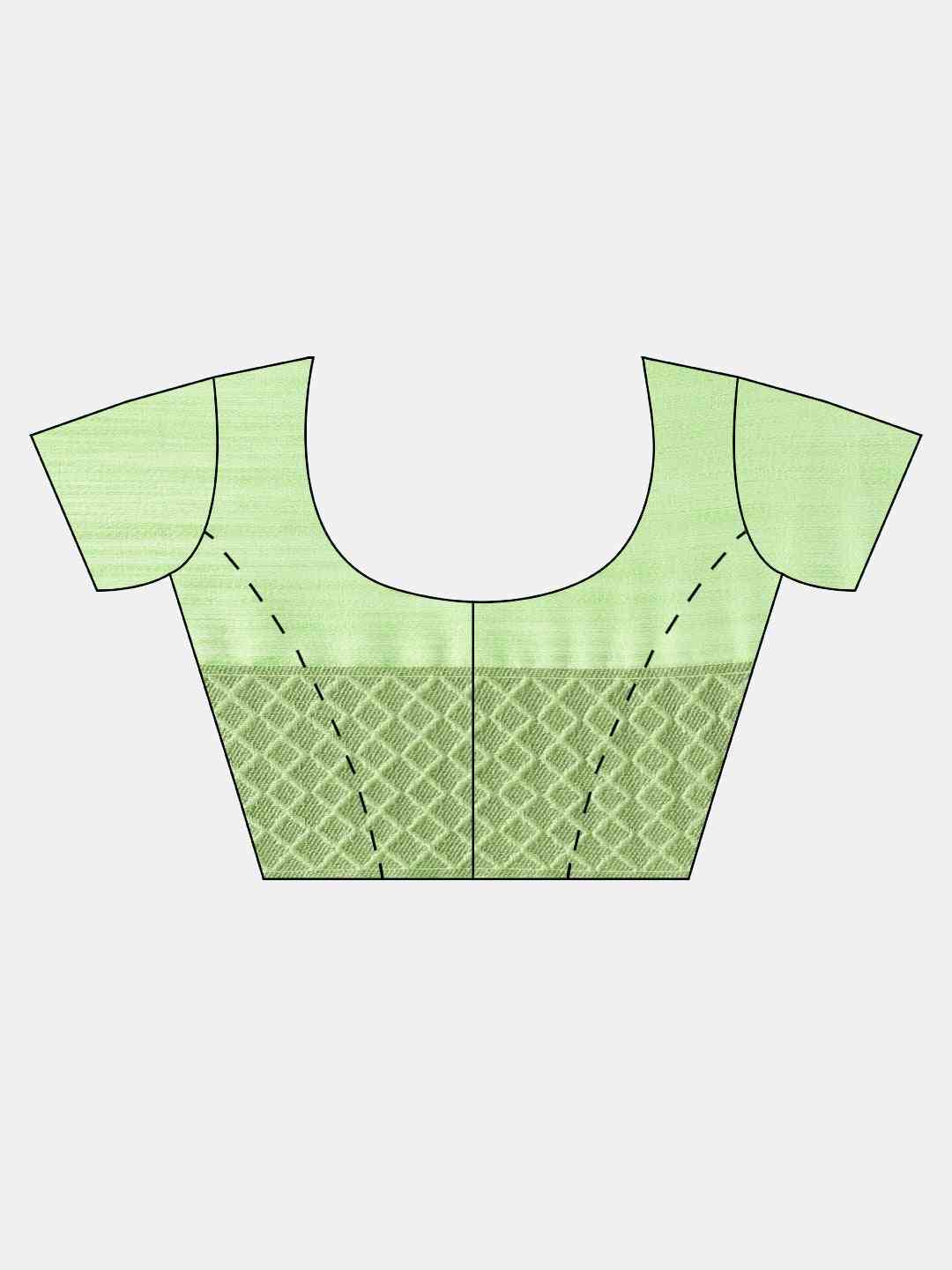 Stylish Bollywood Lime Colour Woven Design Cotton Saree
