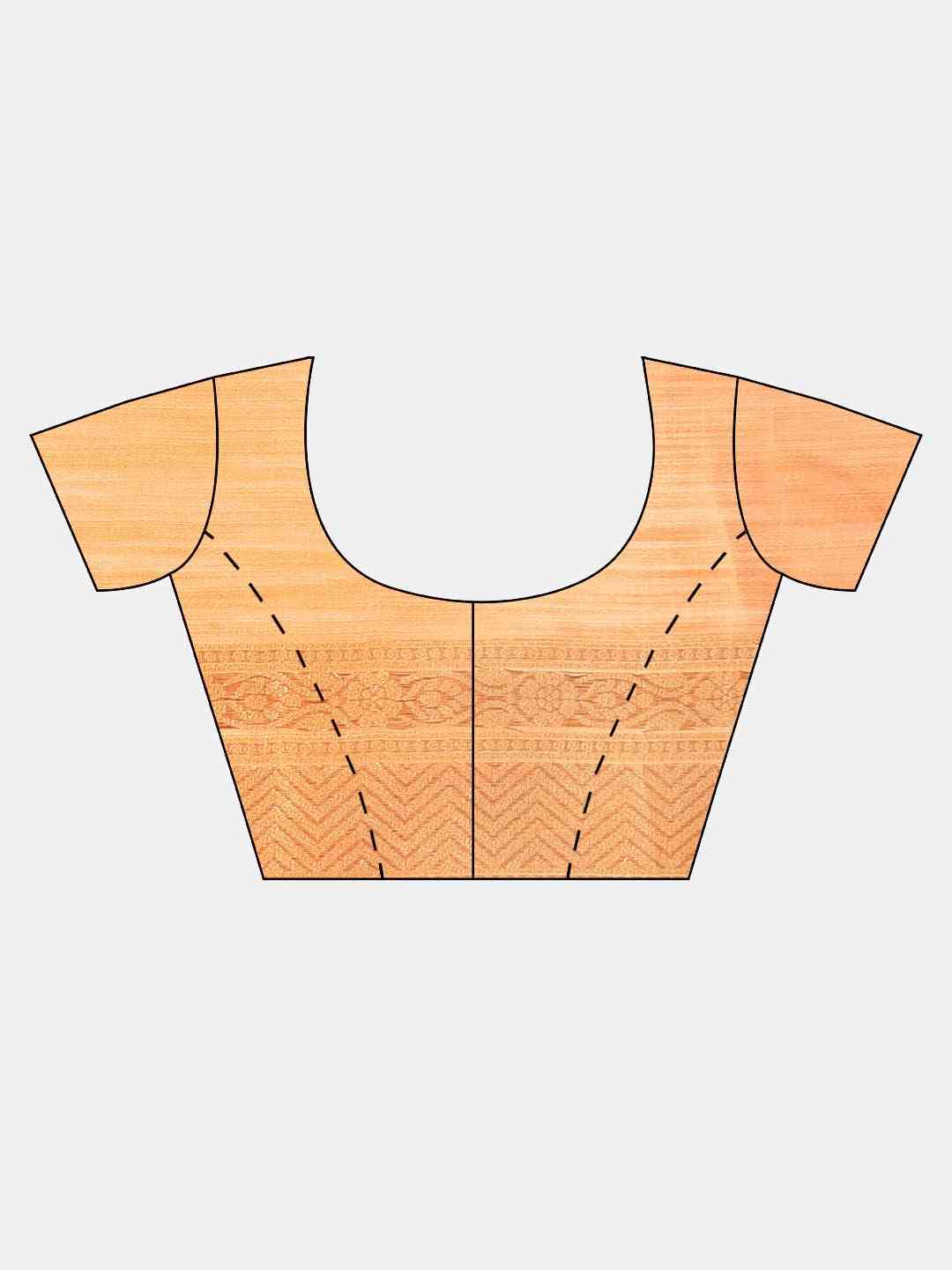 Stylish Bollywood Orange Colour Woven Design Cotton Saree