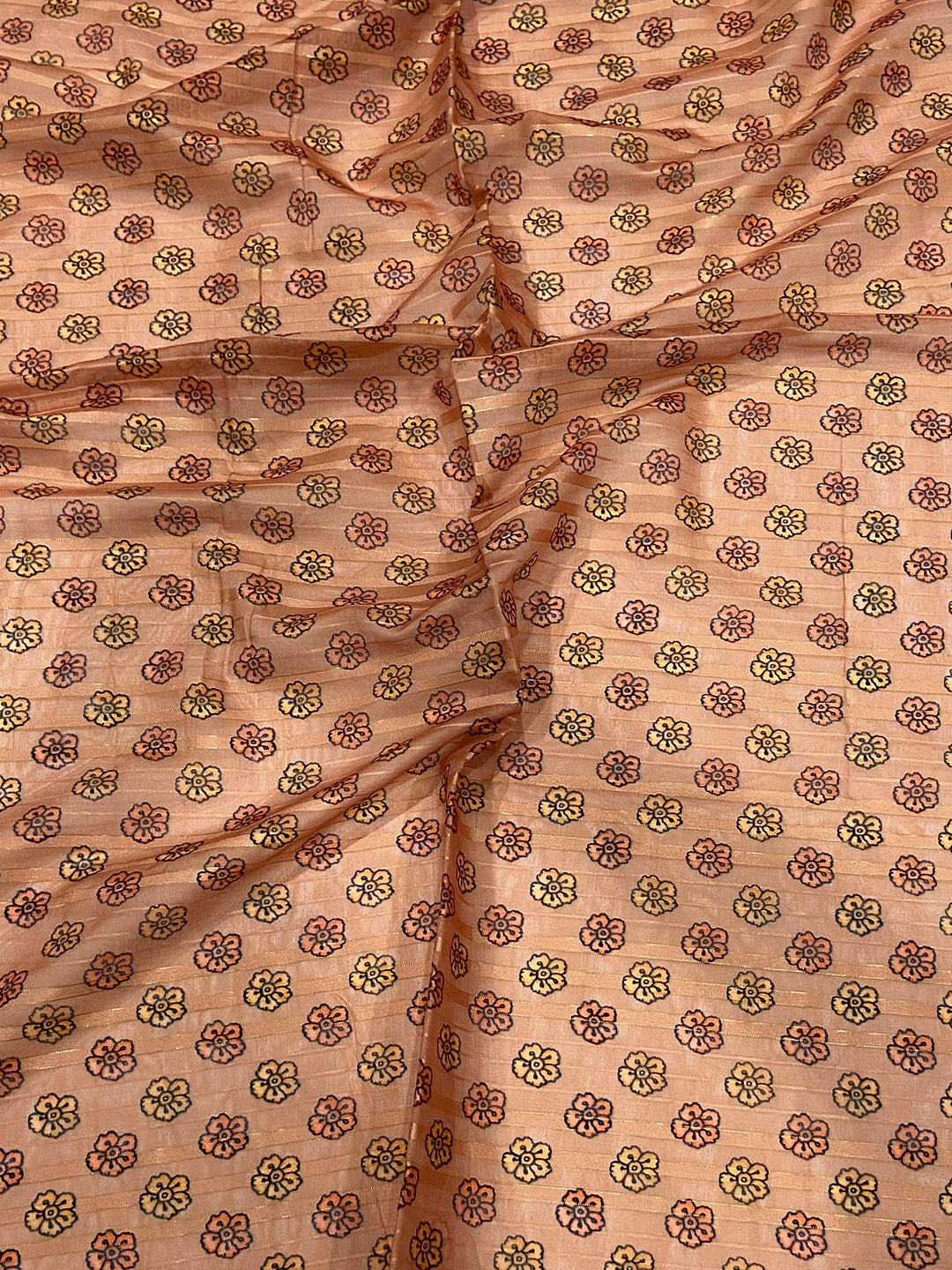 Blush Pink Kalamkari Saree