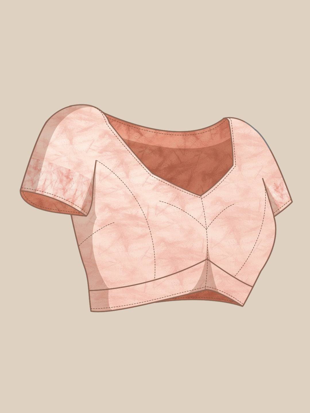 Organza With Satin Border Flower Print Party Wear Saree