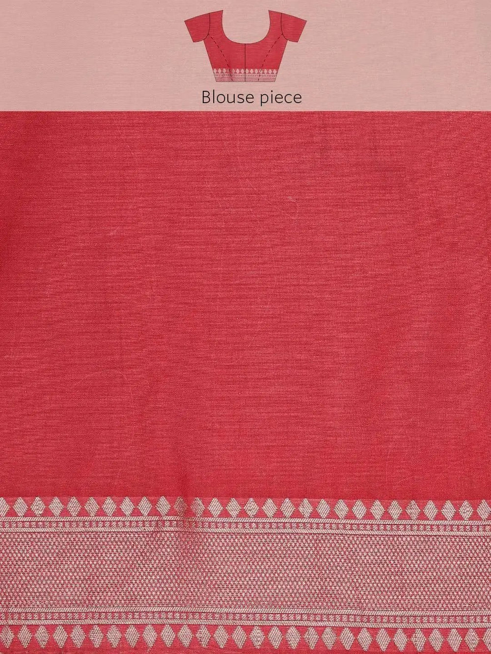 Kanjivaram Zari Silk Saree With Ethnic Motifs
