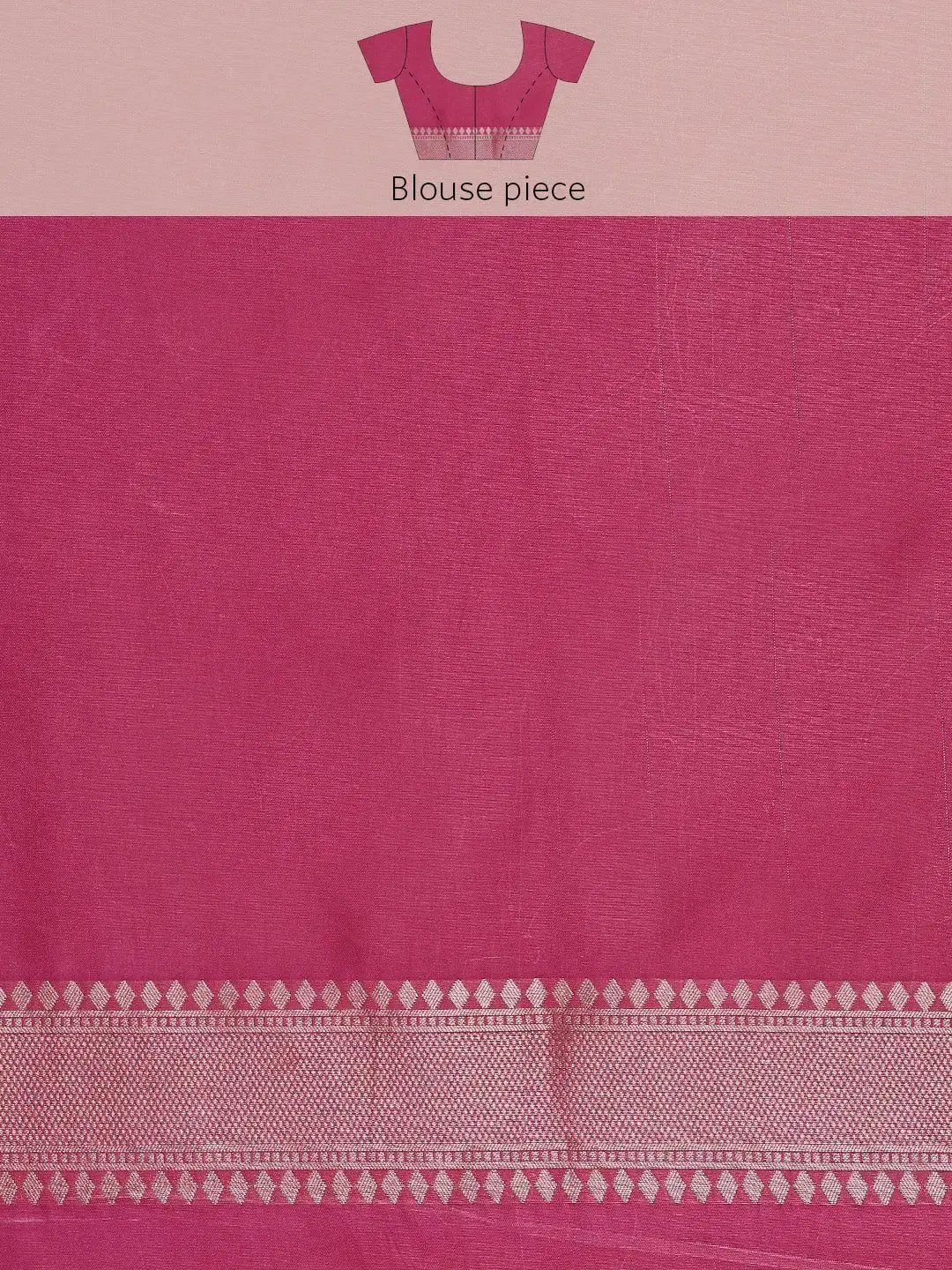 Latest Kanjivaram Zari Silk Saree With Ethnic Motifs