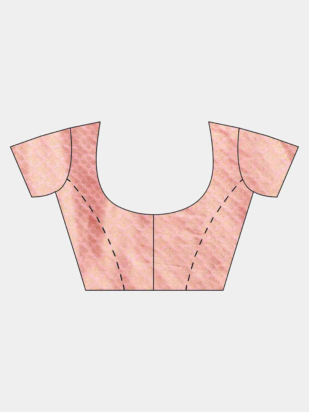 Stylish Baluchari Pink Colour Silk Saree