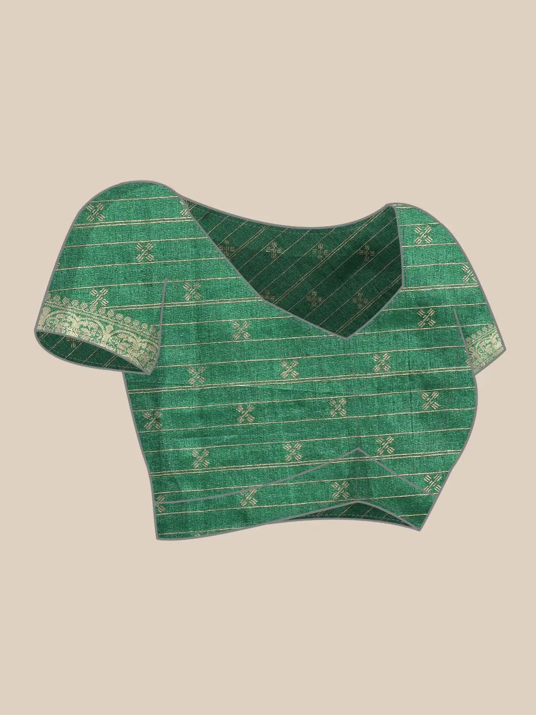 Soft Chanderi Silk Patola Design Festive Wear Saree