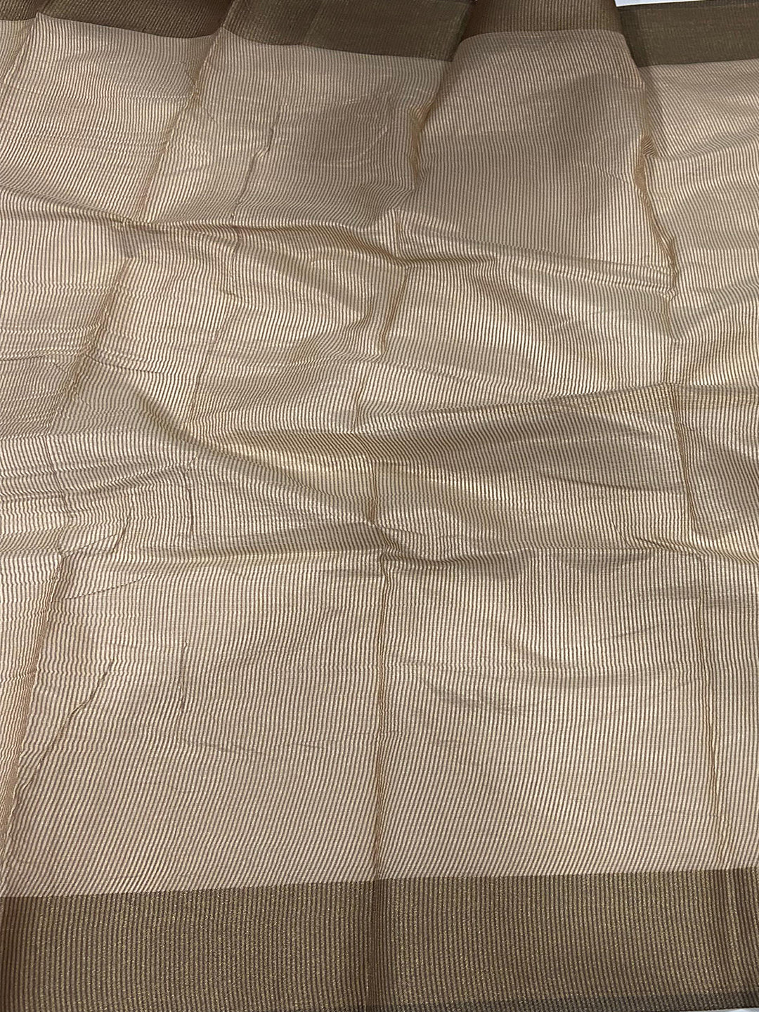 Gold Banarasi Tissue Silk Butti Design Saree