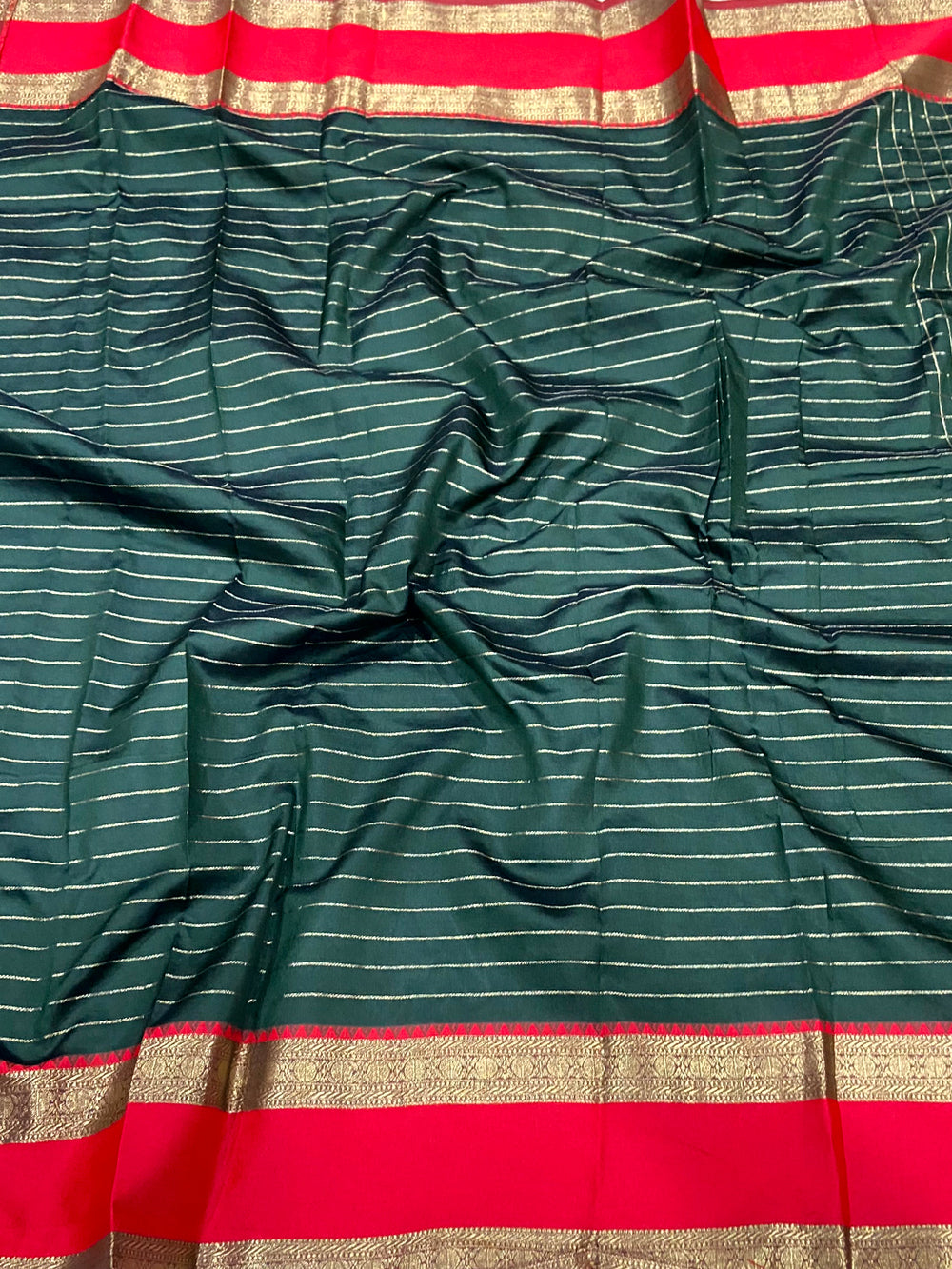 Green Silk Woven Kanchi Banarasi Saree