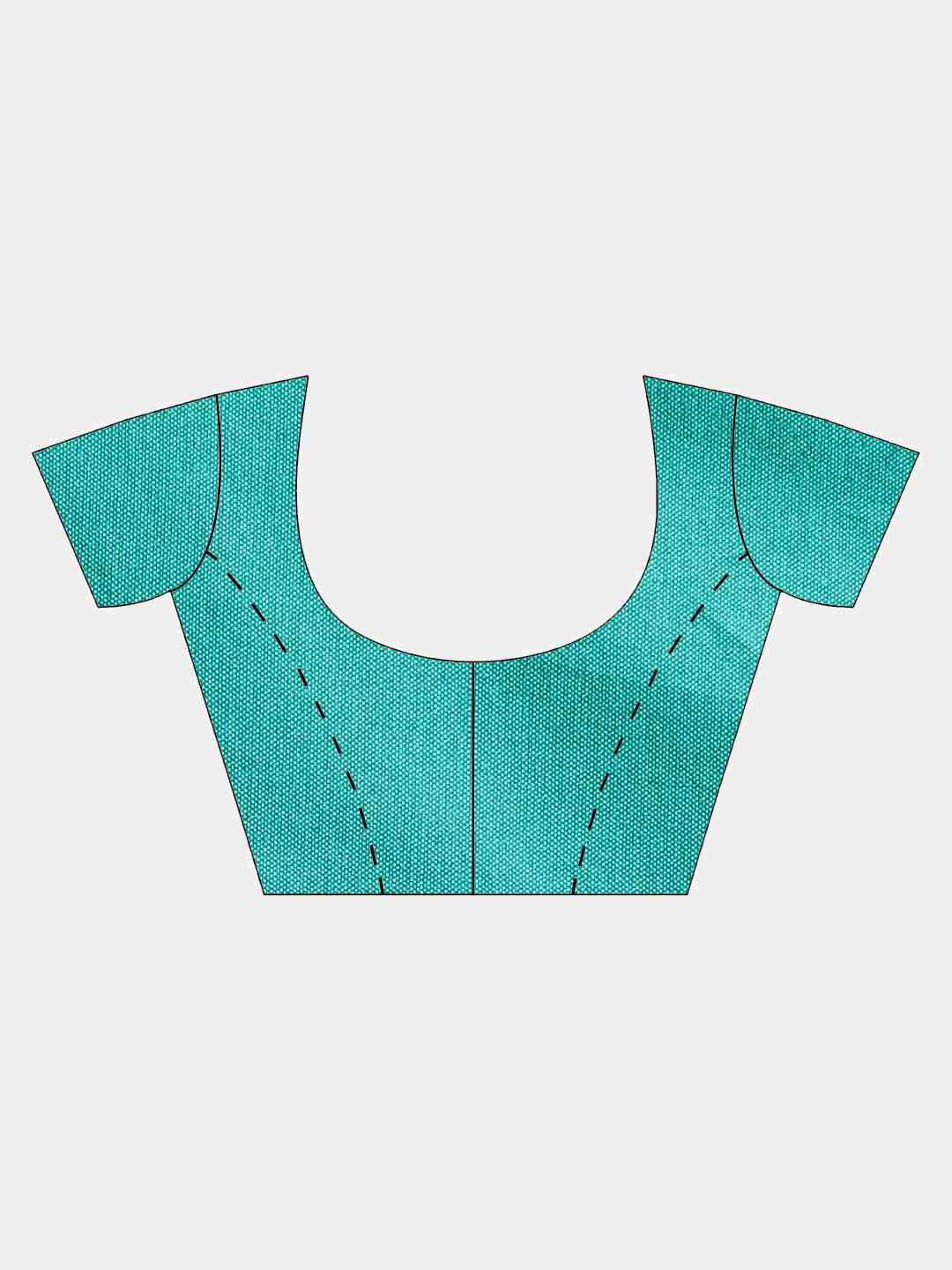 Stylish Green Colour Linen Zari Saree