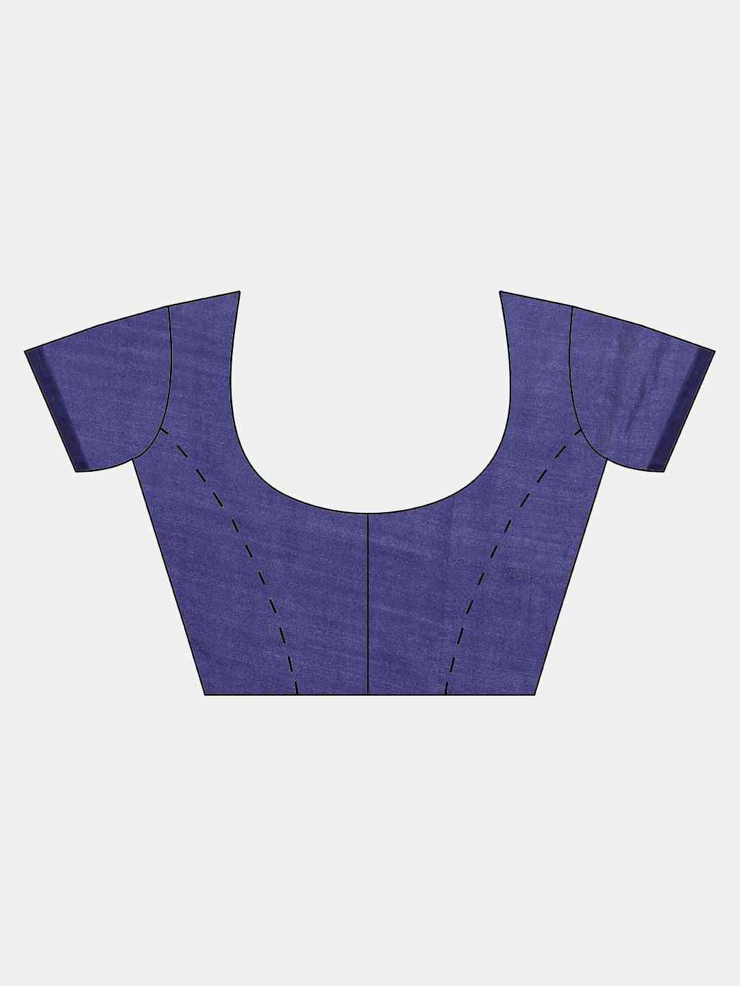 Exclusive Embellished Navy Blue Colour Poly Silk Saree