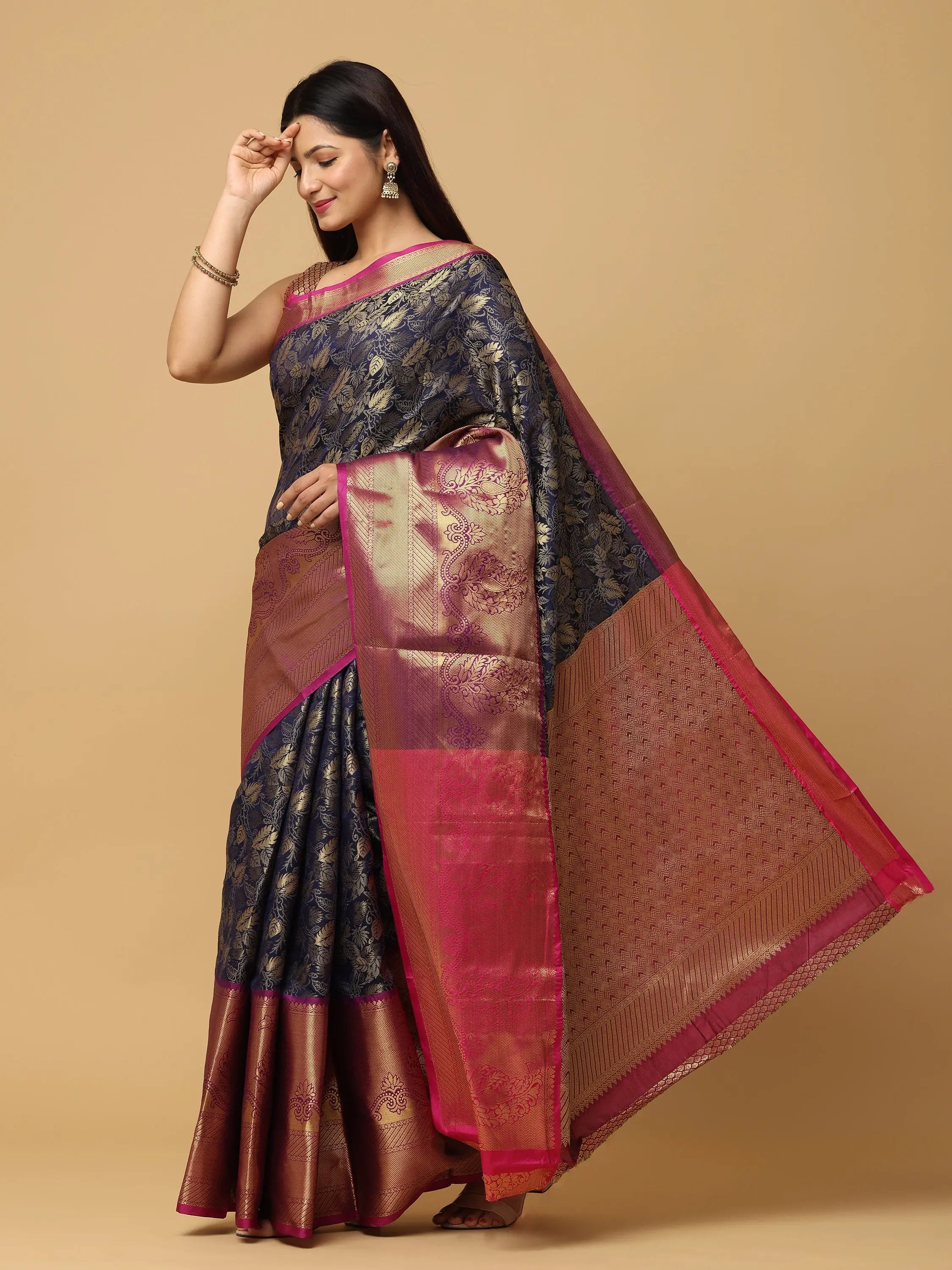 Banarasi Pattu Self Zari Weaving Saree
