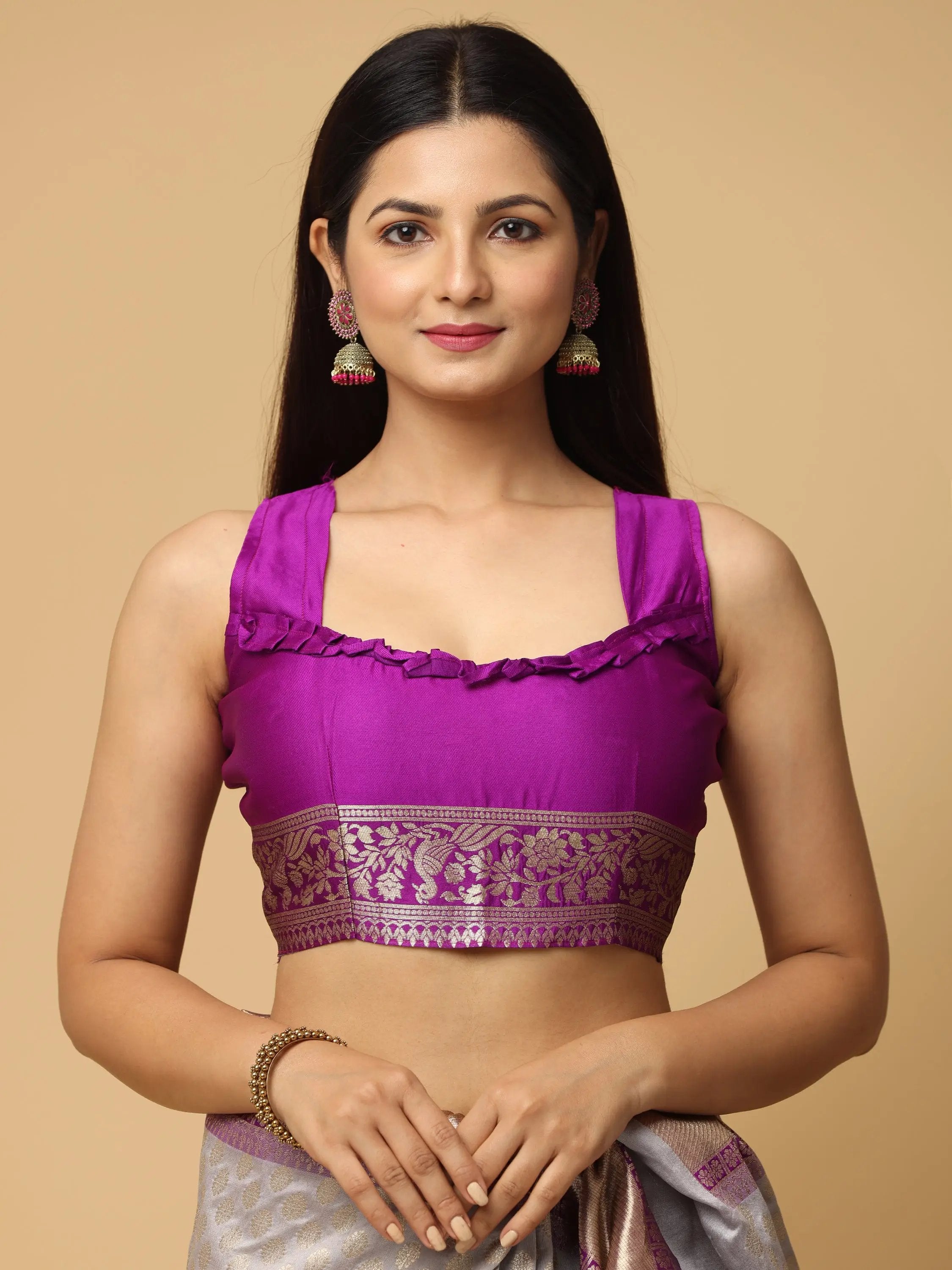 Banarasi Soft Silk Saree With Pattu Zari border