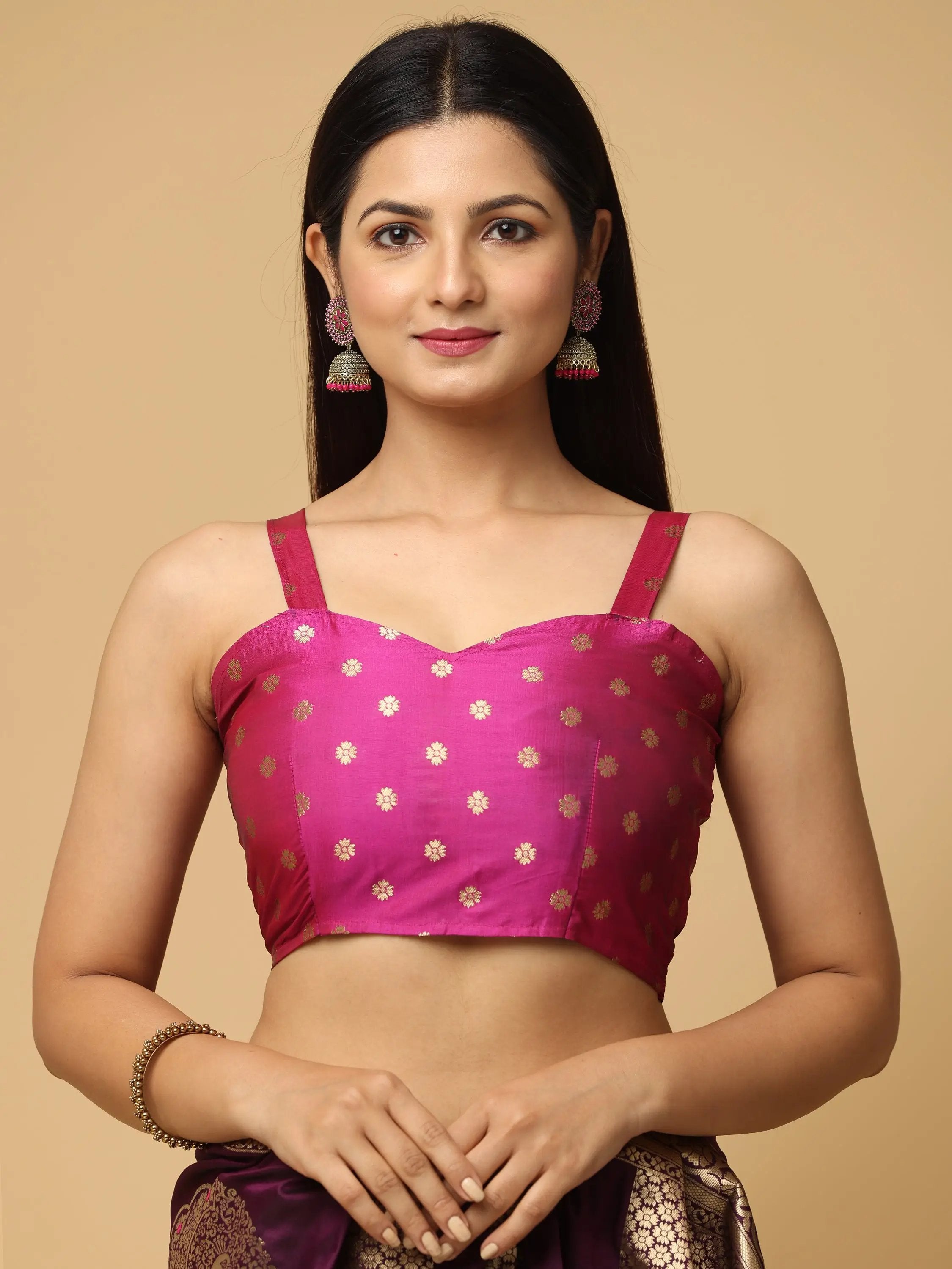 Pure Banarasi Katan Silk Kanchi Zari Weaving Saree