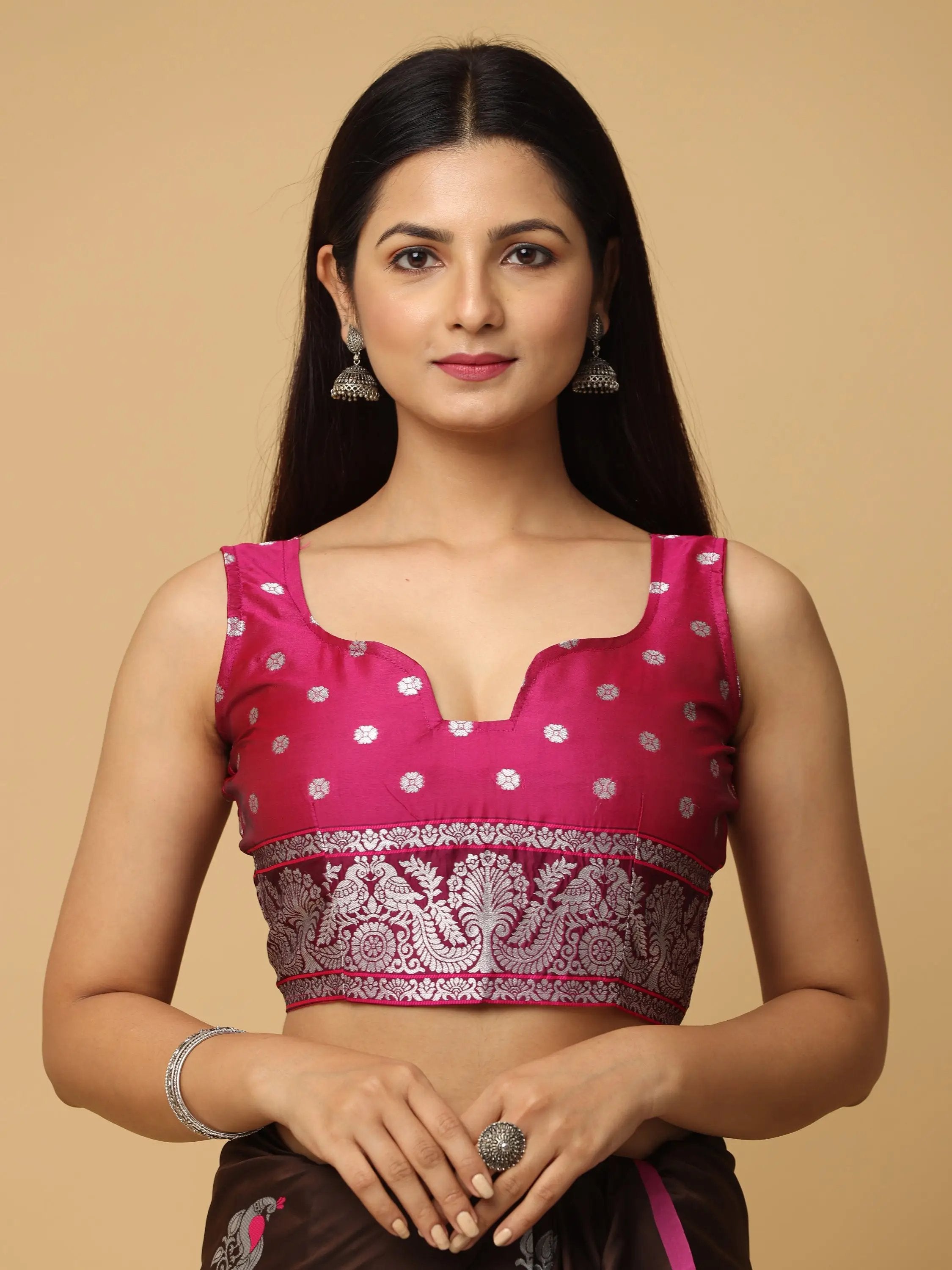 Pure Banarasi Katan Silk Kanchi Zari Weaving Saree