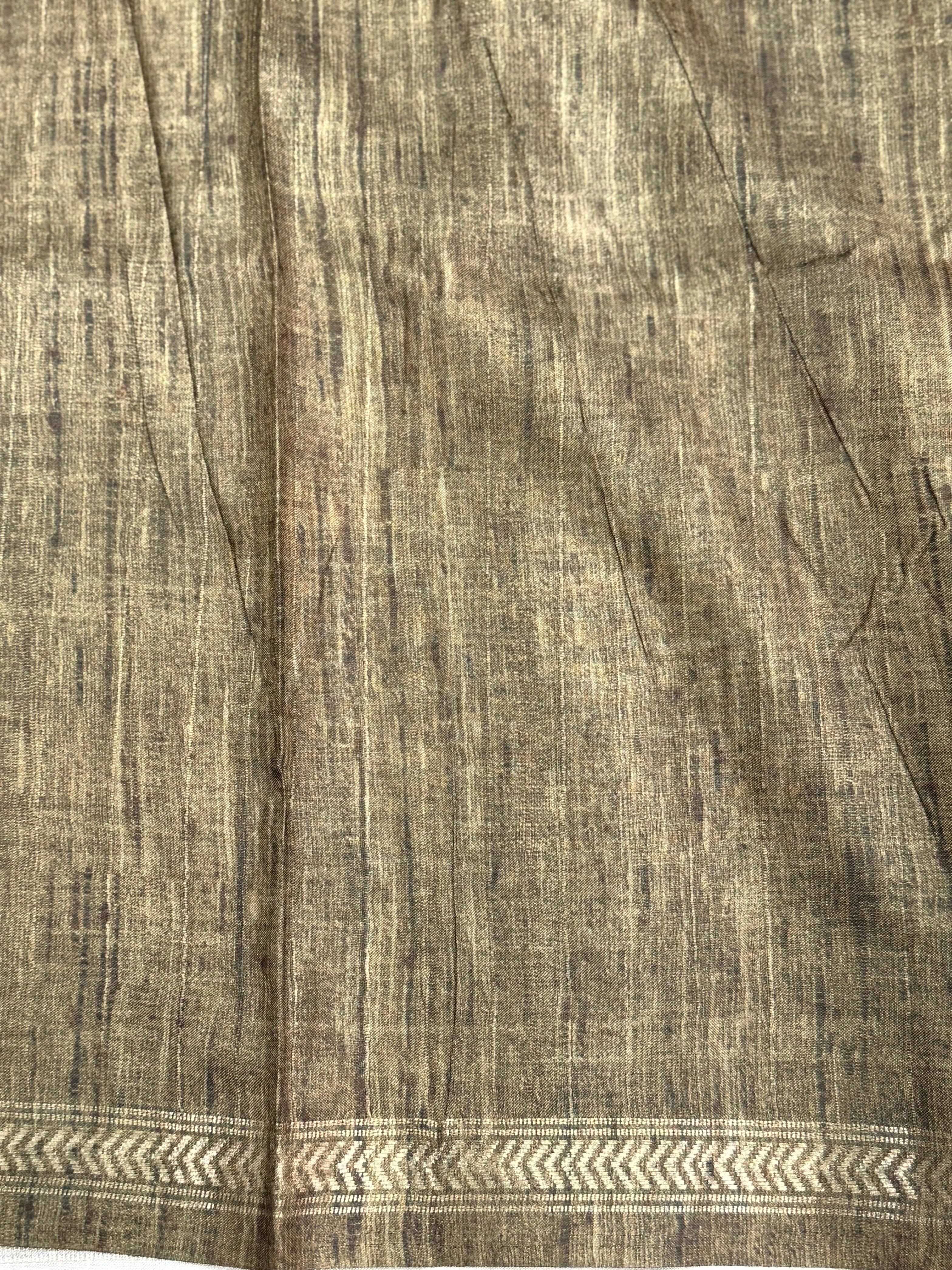 Dusty Pink Digital Kalamkari Printed Saree