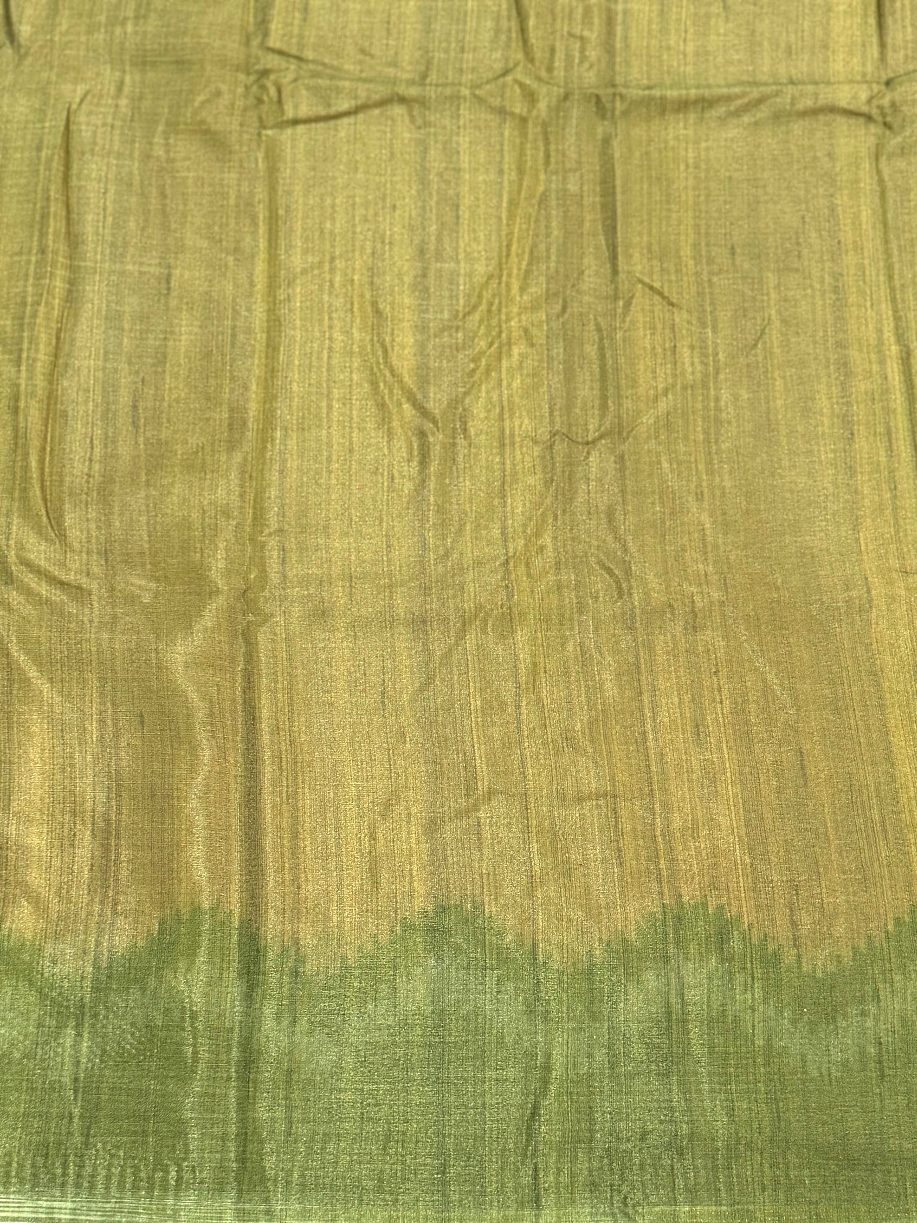 Peach Soft Chinnon Swarovski Work Saree