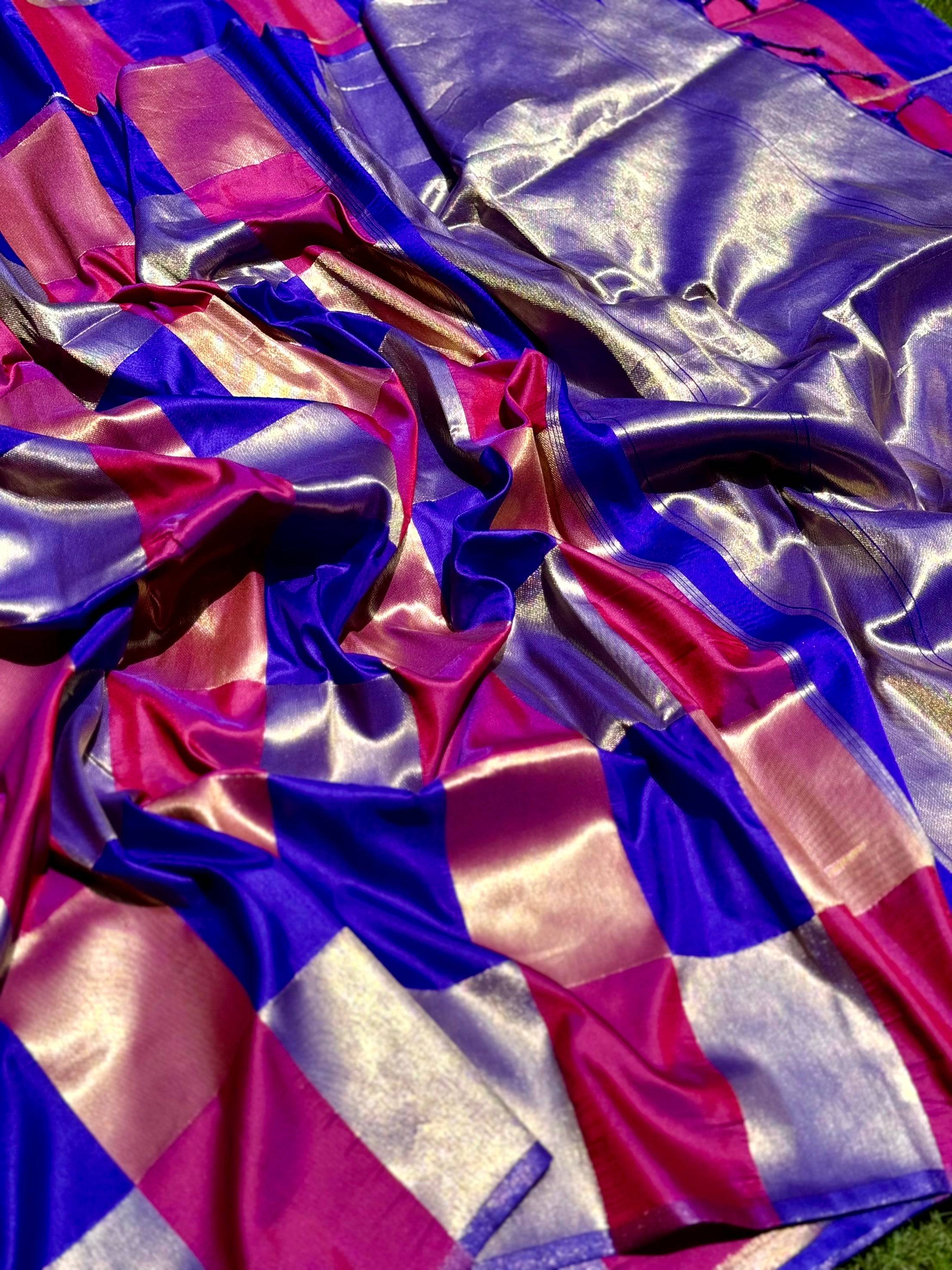 Square Grace Kanjivaram Silk Saree