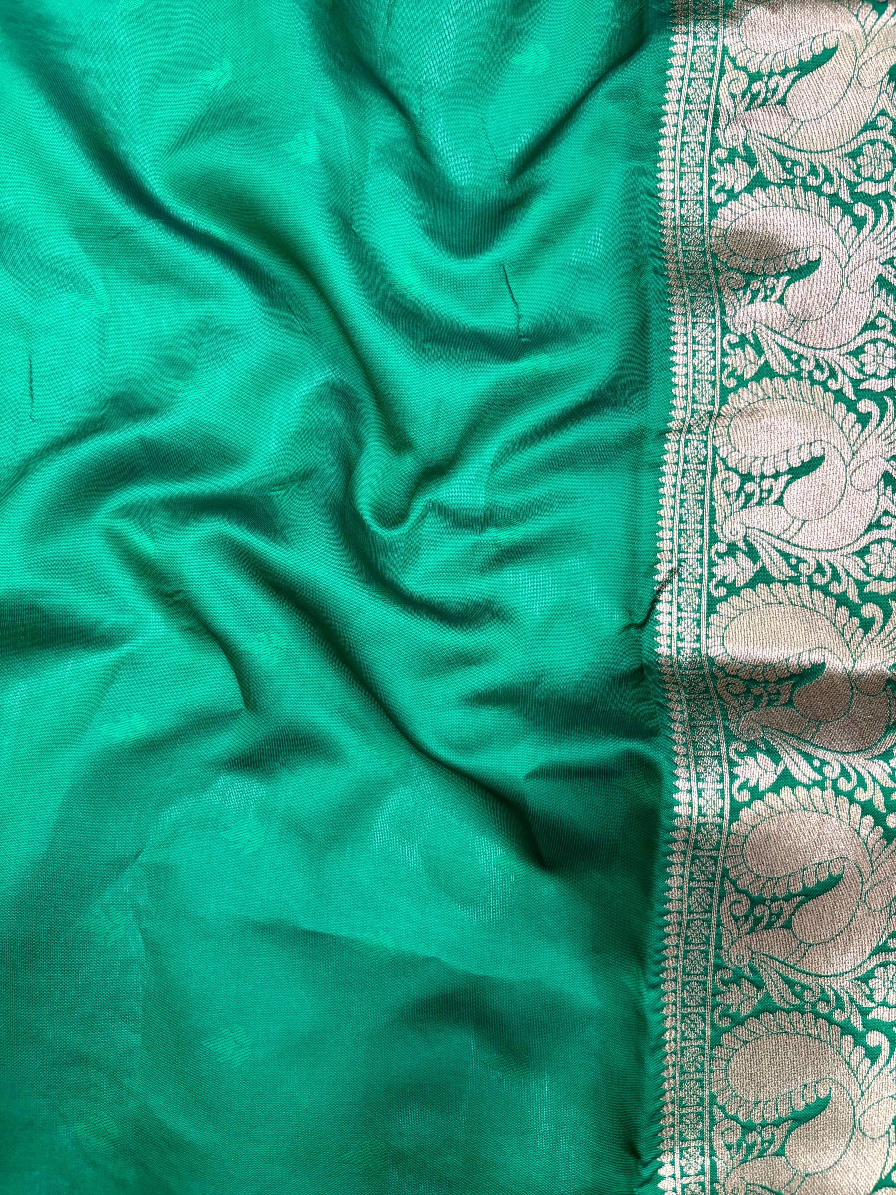 Purple Banarasi Silver Buttas Zari Weaving Saree