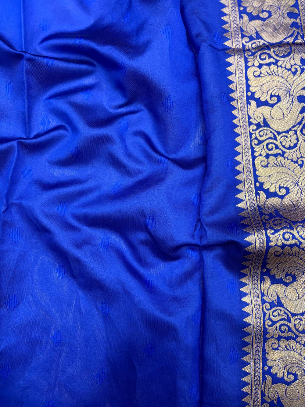 Peacock Purple Banarasi Silk Saree